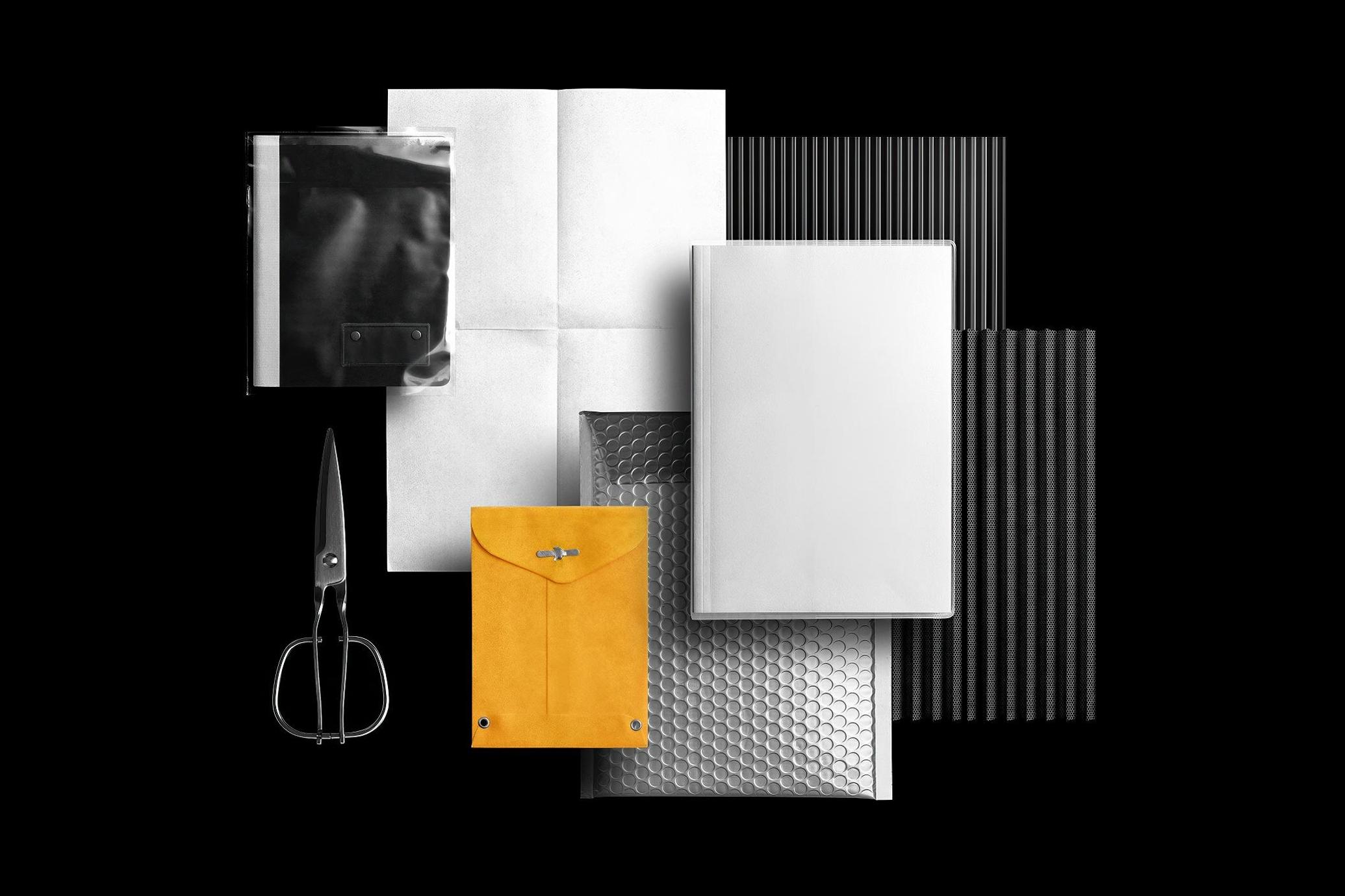 Branding Stationery Mockups Library Scene
