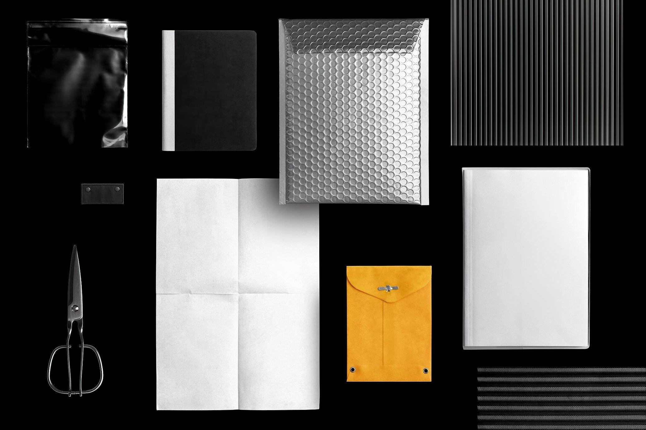 Branding Stationery Mockups Library Scene