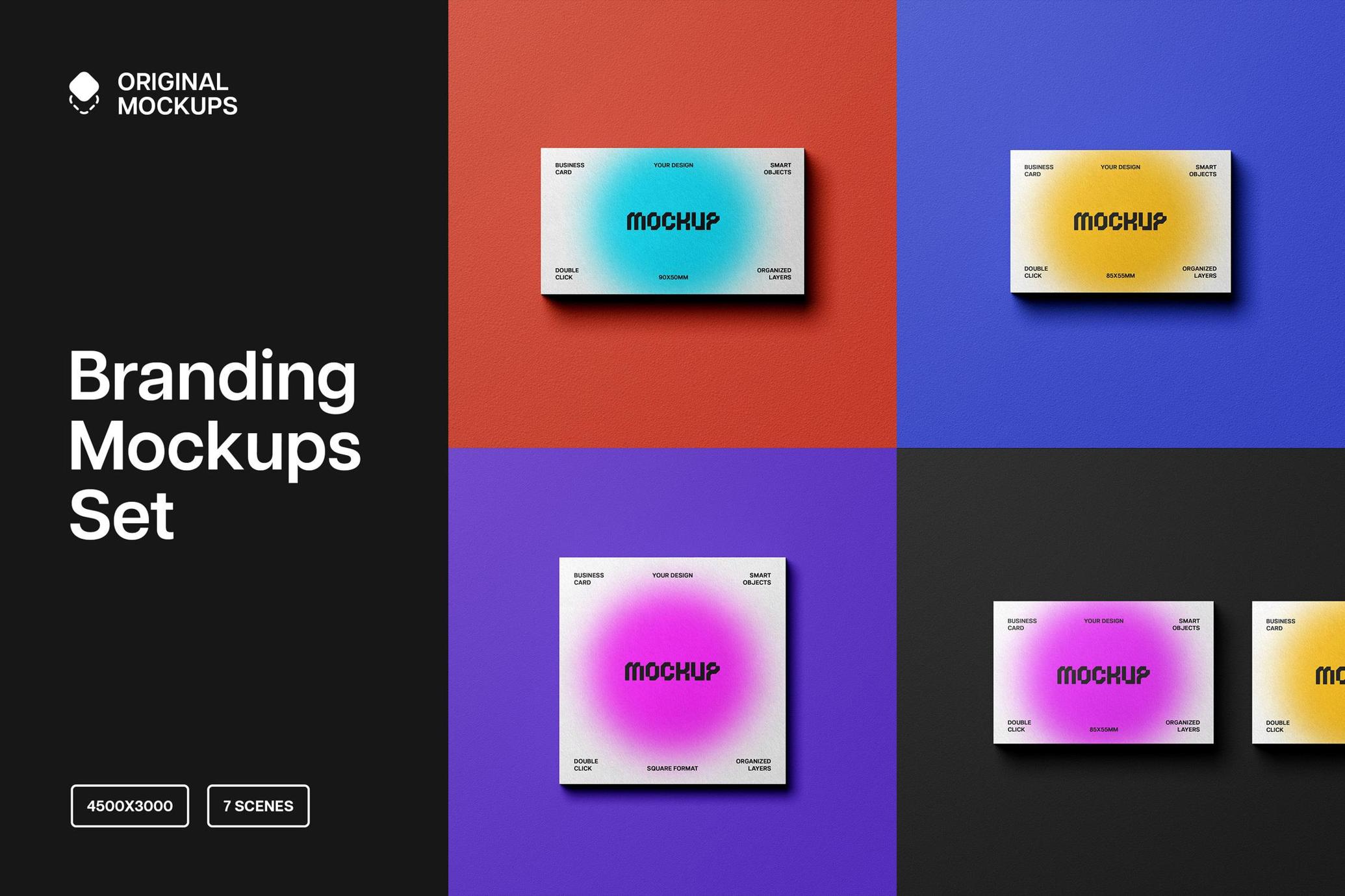 Branding Stationery Mockups Set