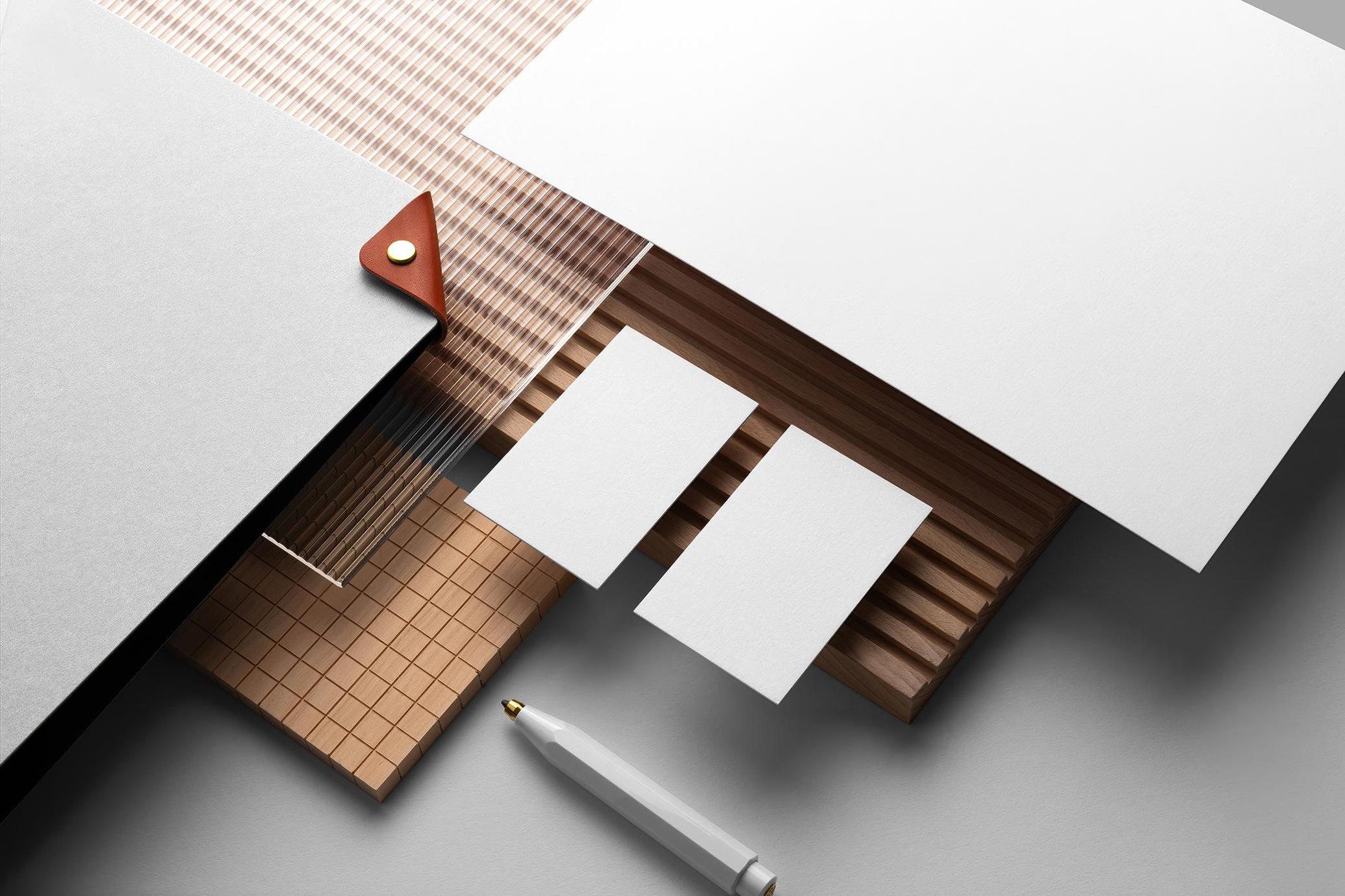 Dash Branding Stationery Mockup Scene