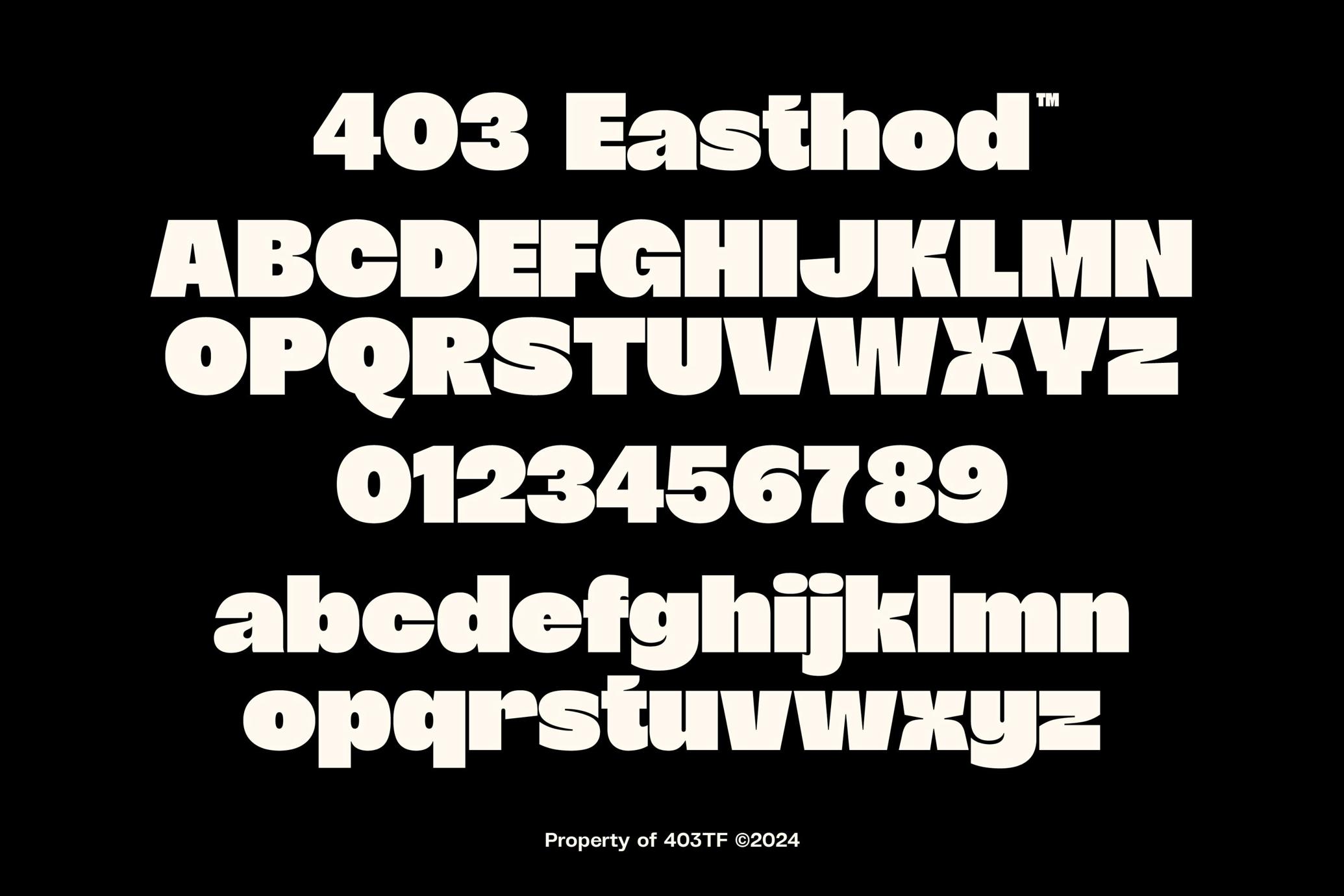 403 Easthod Sans