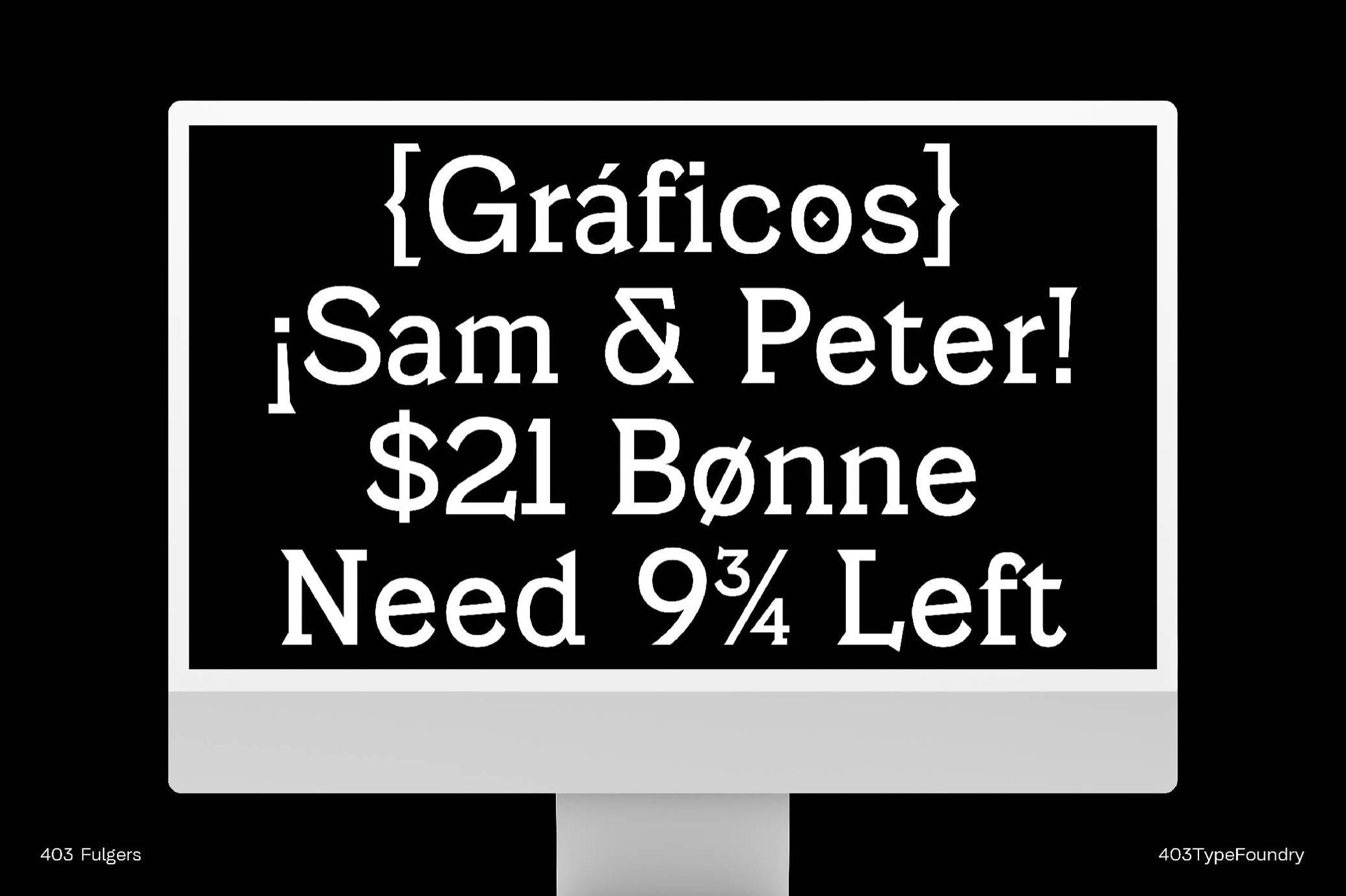 403 Fulgers Serif