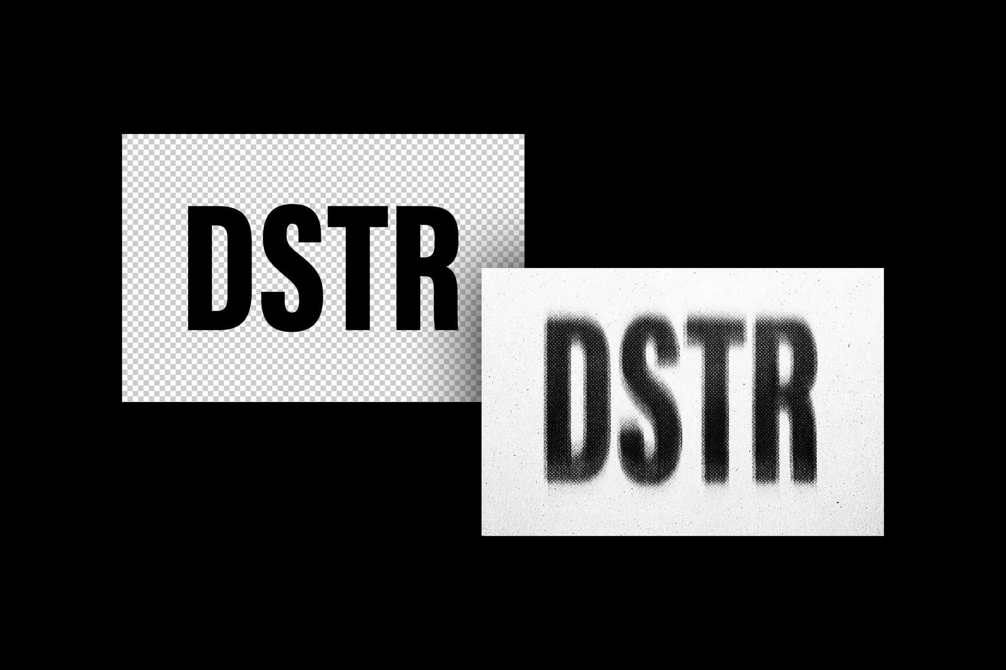 Distortion Text & Graphic Effect