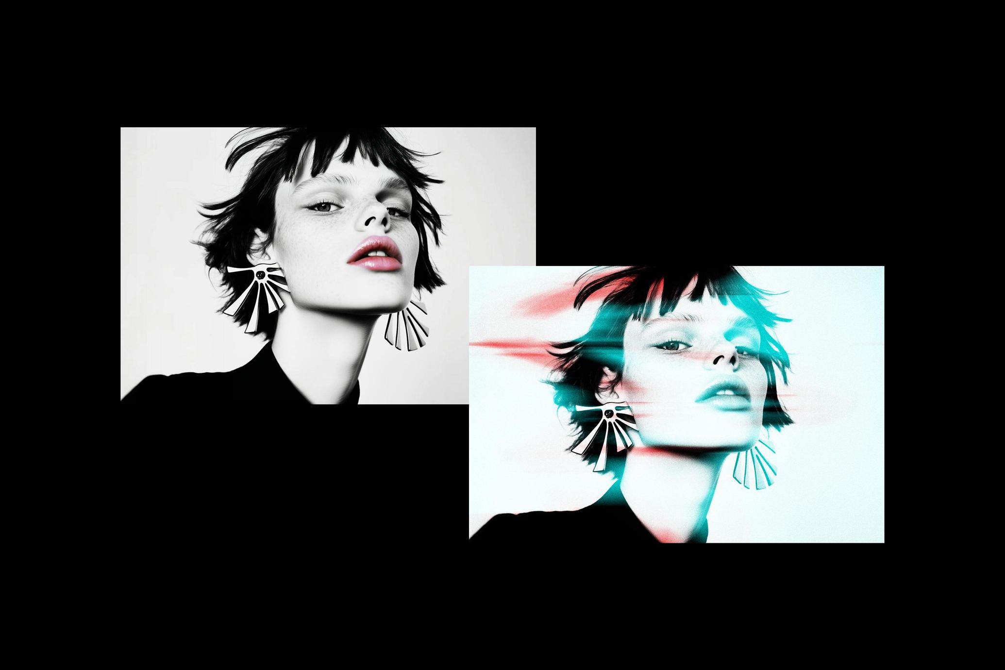 Aura Glitch Photo Effect