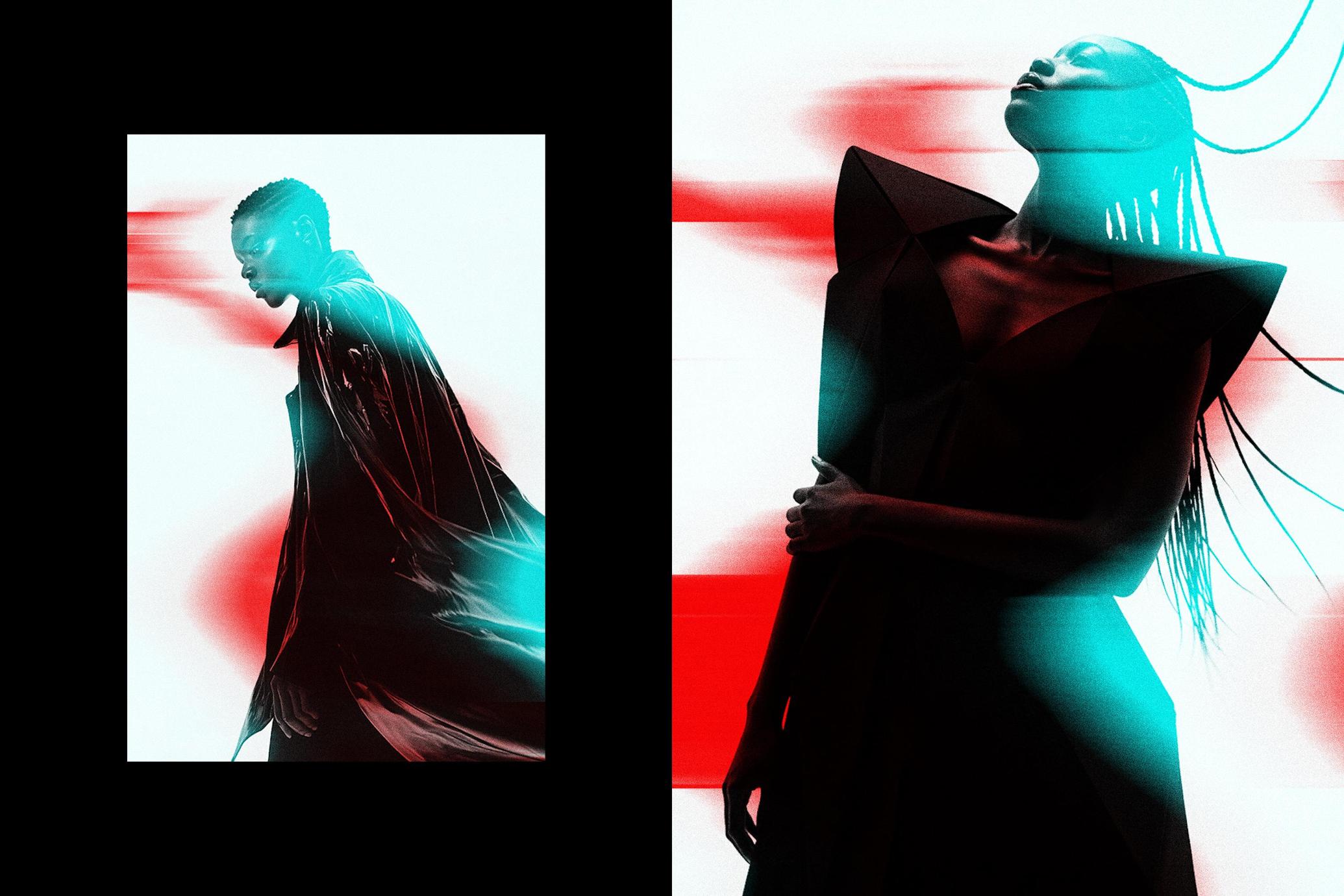 Aura Glitch Photo Effect