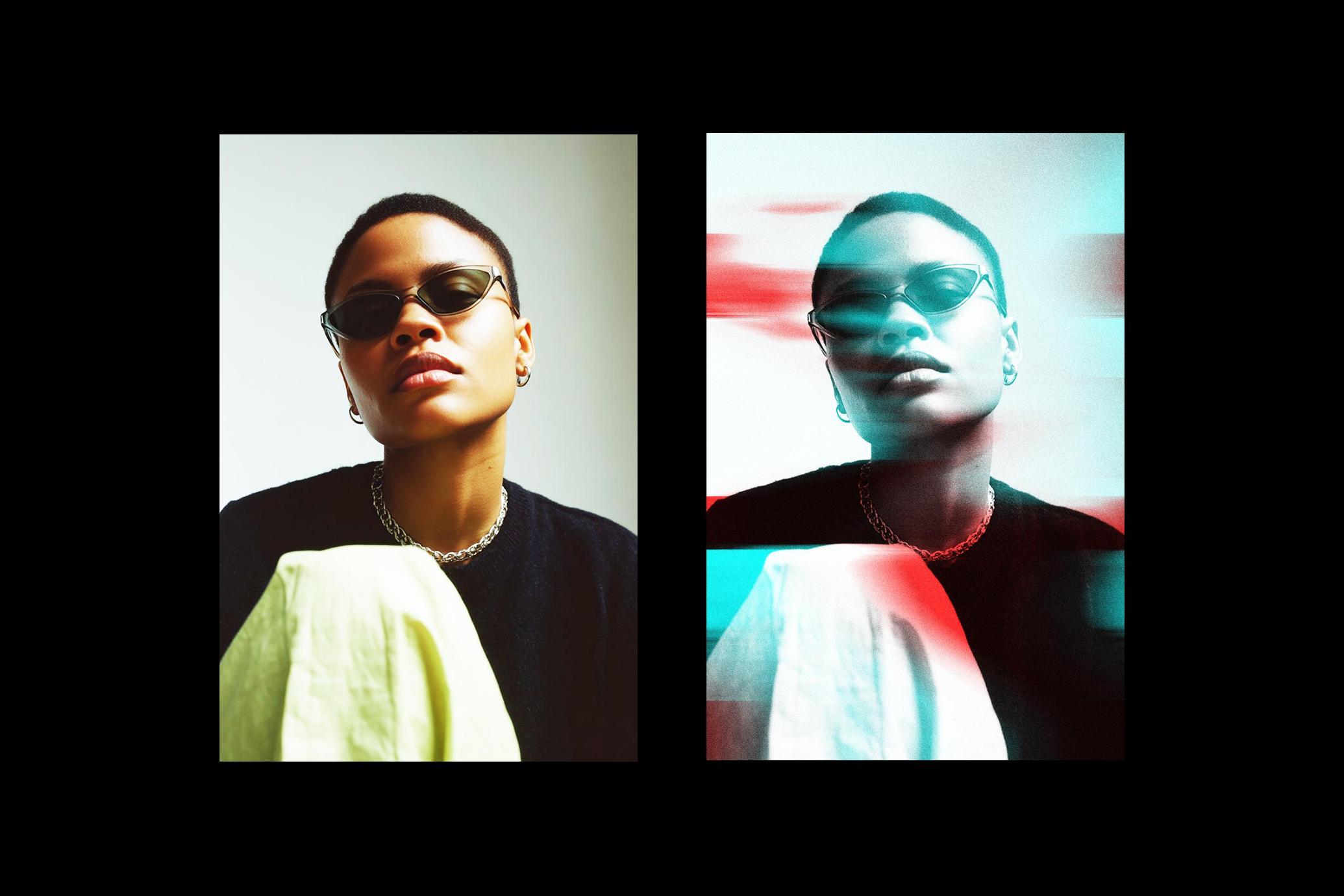 Aura Glitch Photo Effect