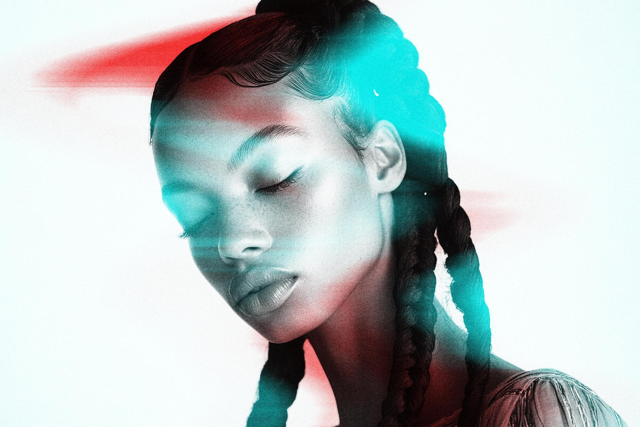 Aura Glitch Photo Effect