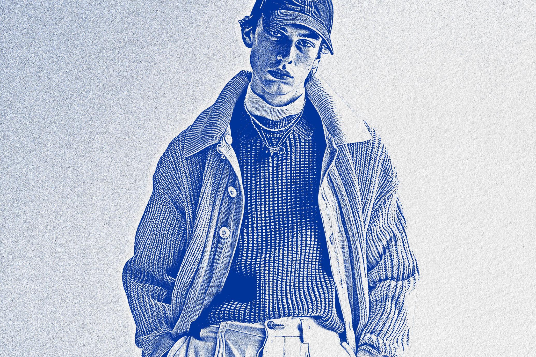 Risography Print Photo Effect