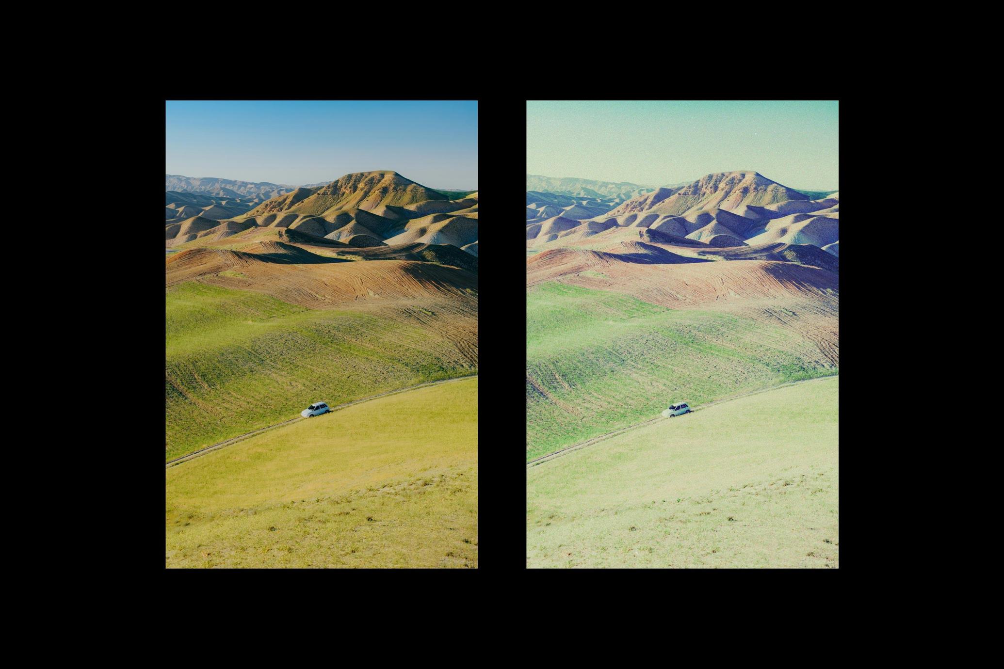 Authentic Vintage Landscape Effect