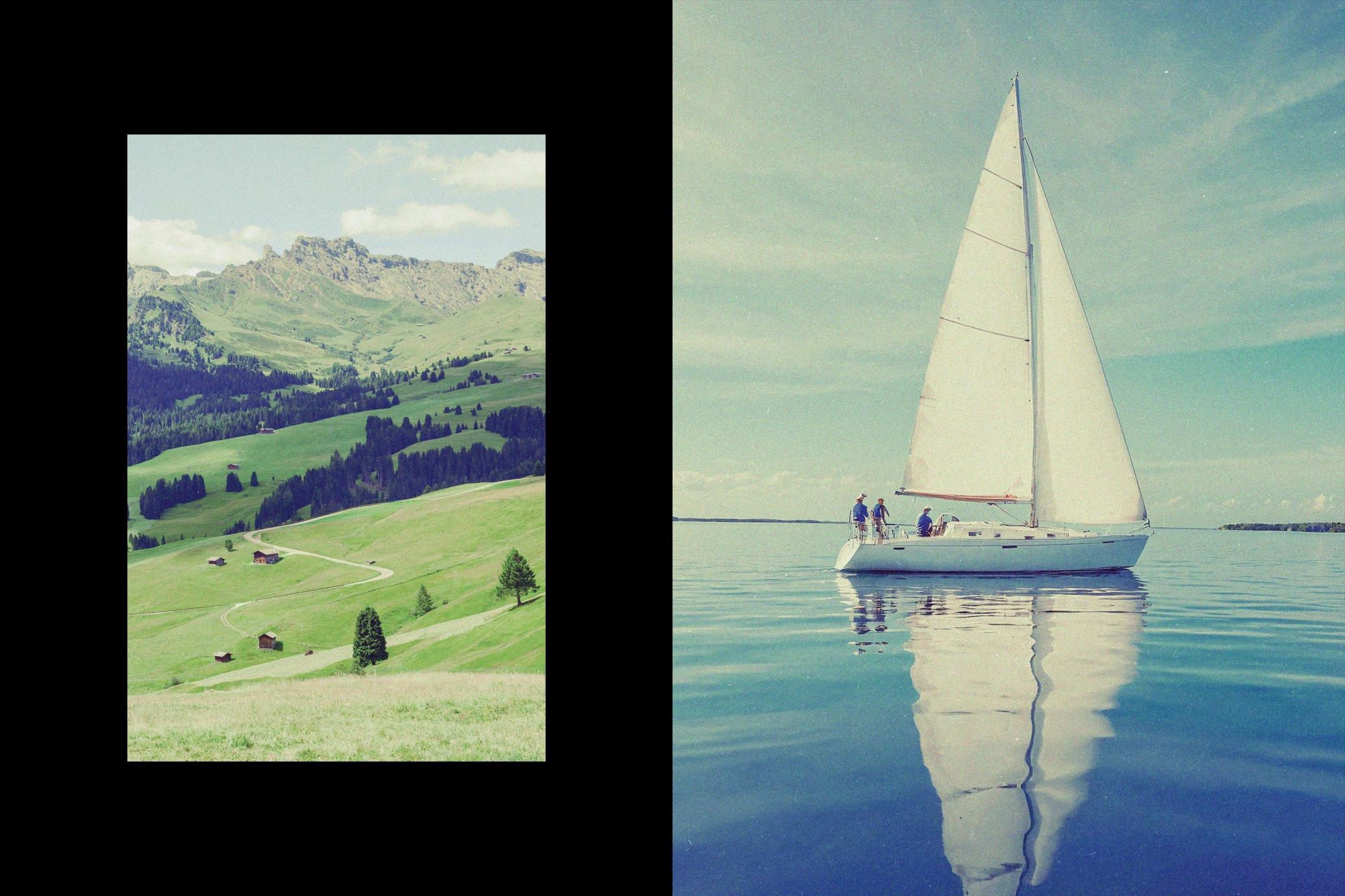 Authentic Vintage Landscape Effect