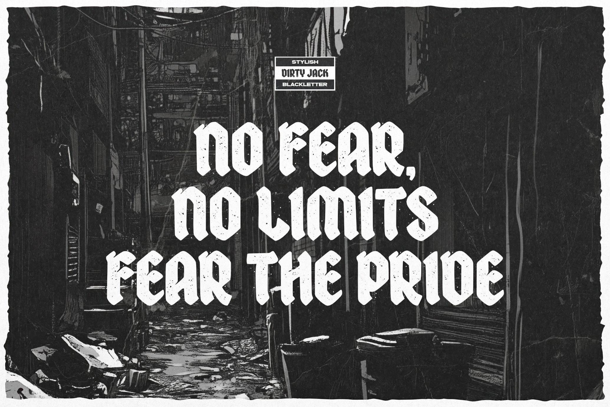 Dirty Jack — Stylish Blackletter Font