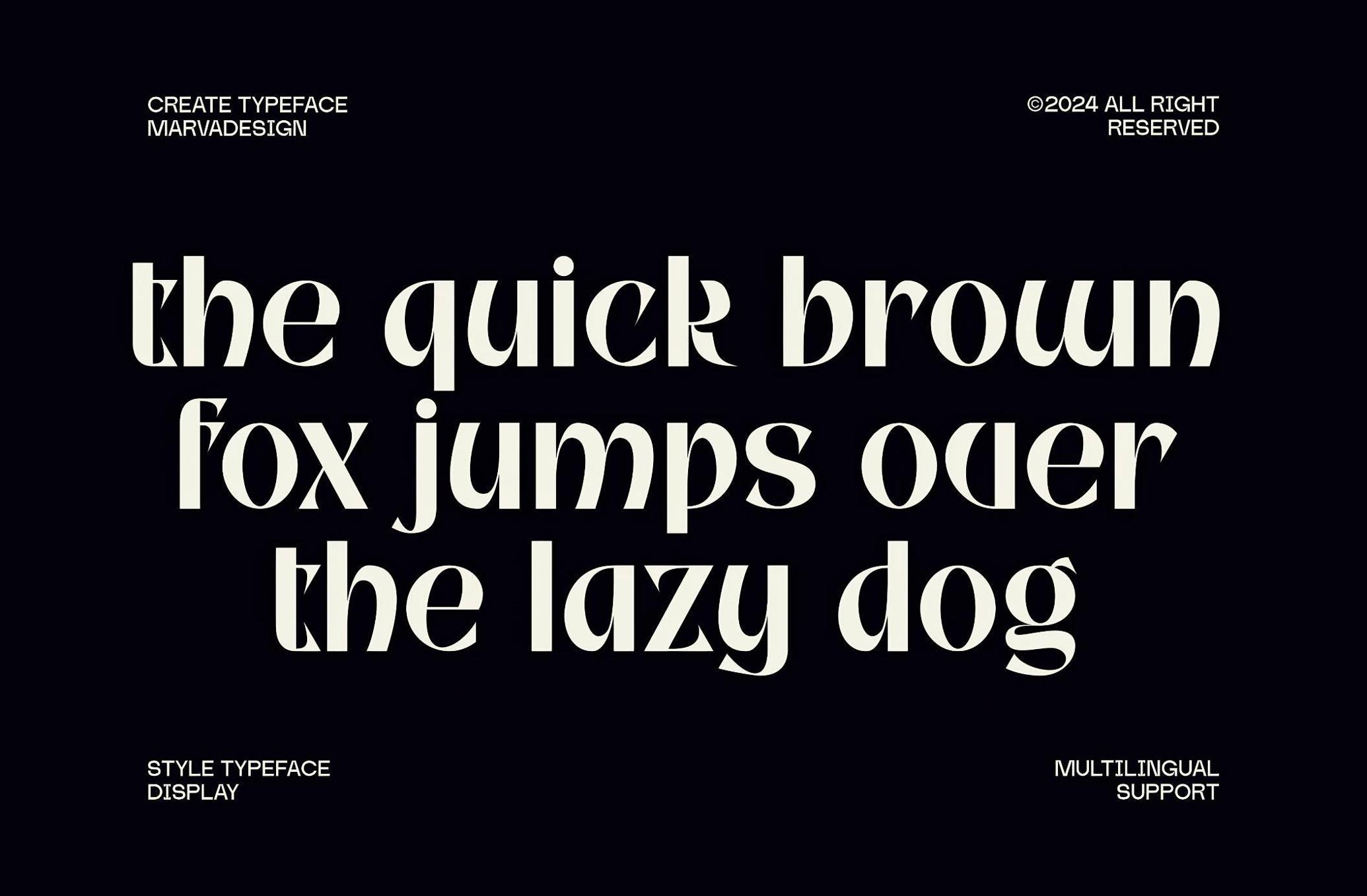 Meroa — Display Sans Serif Font