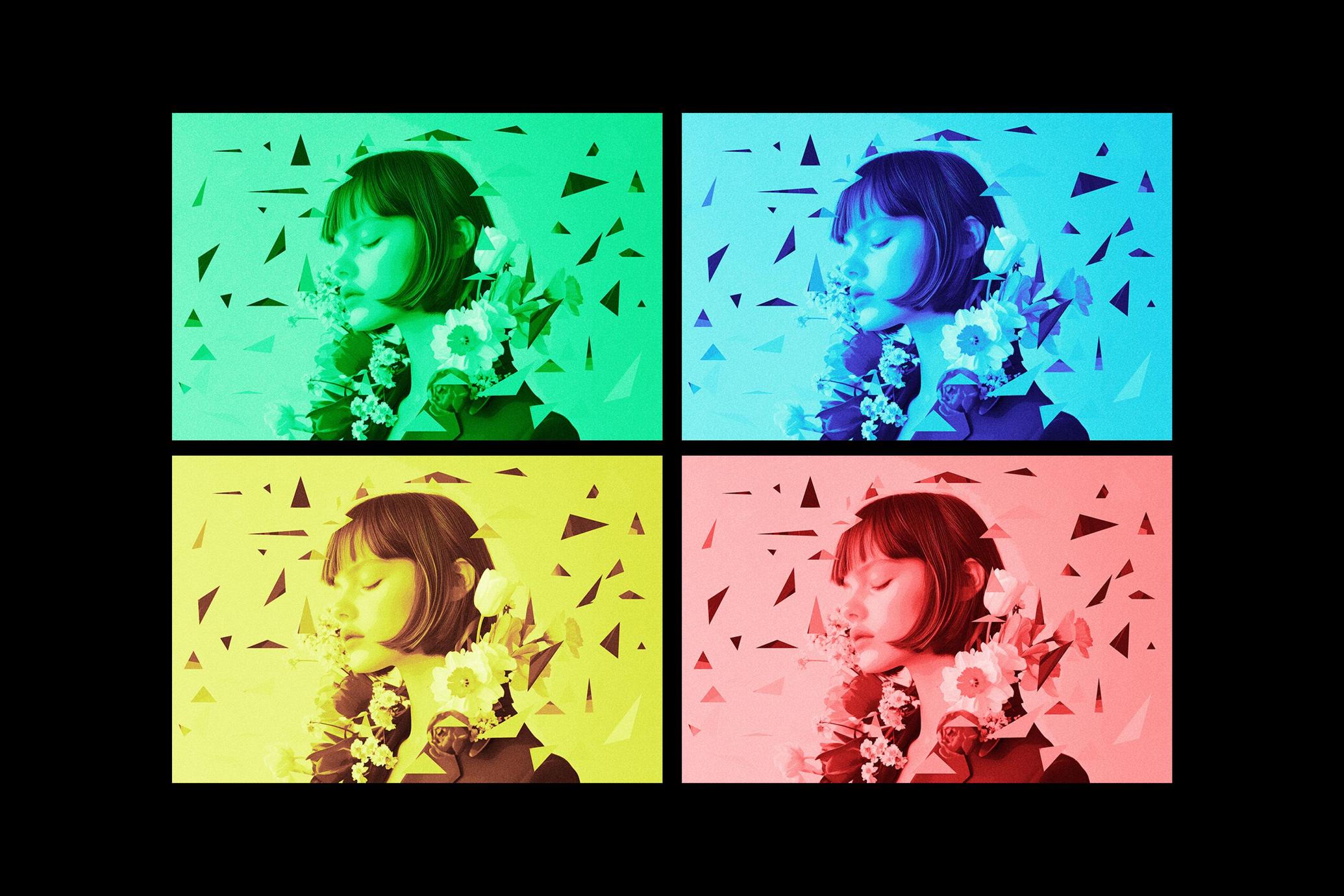 Geometric Shape Photo Effect
