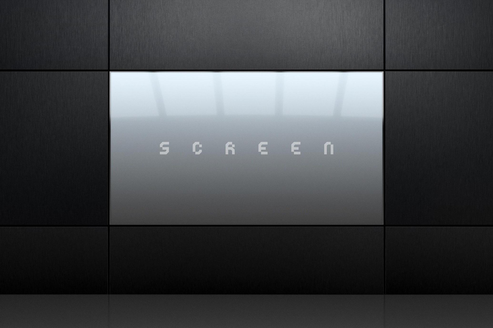 Tile Wall Digital Screen Mockup