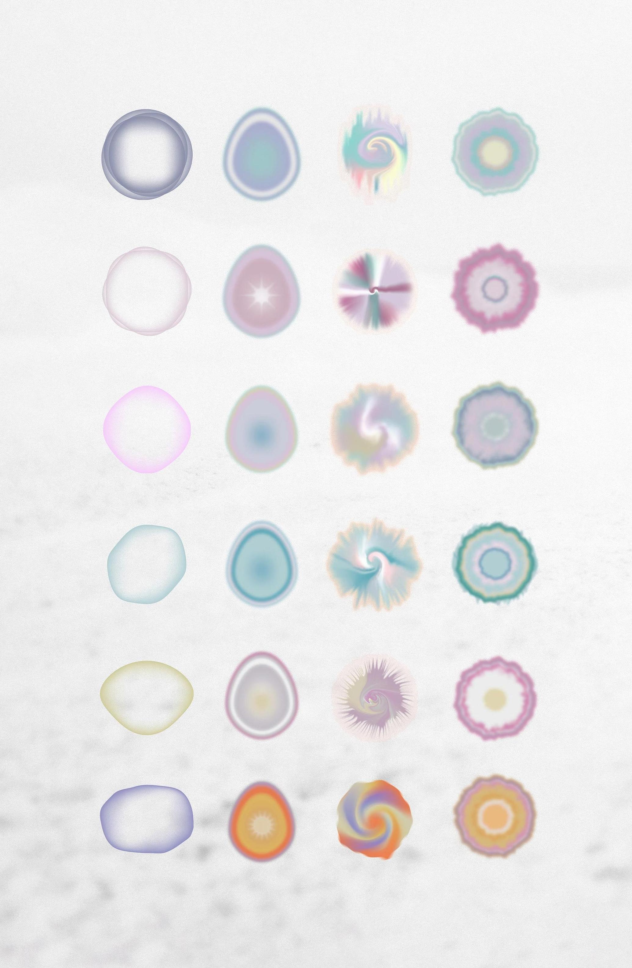 Emotions. Grainy Gradients Set