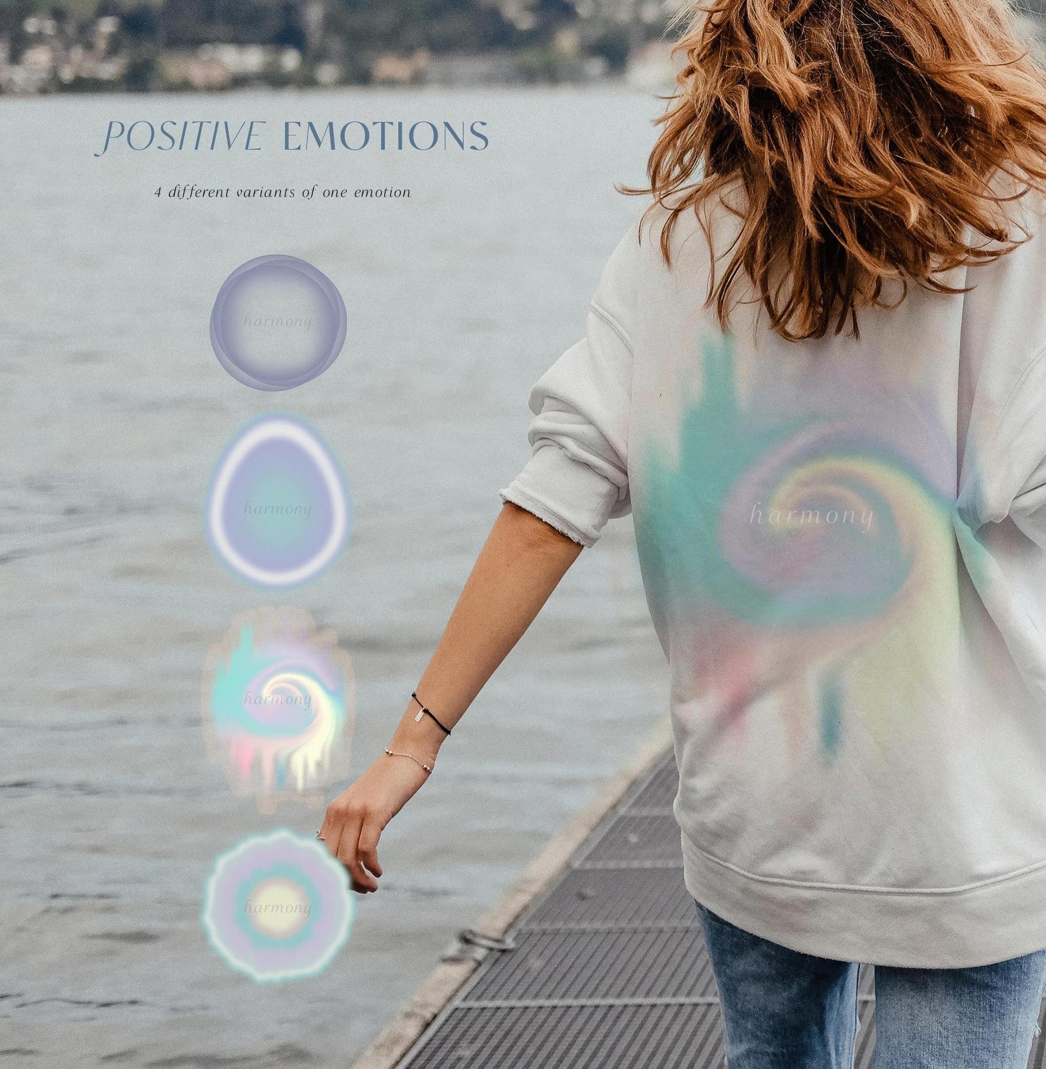 Emotions. Grainy Gradients Set