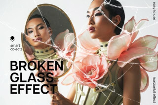 Broken Glass Photo Effect