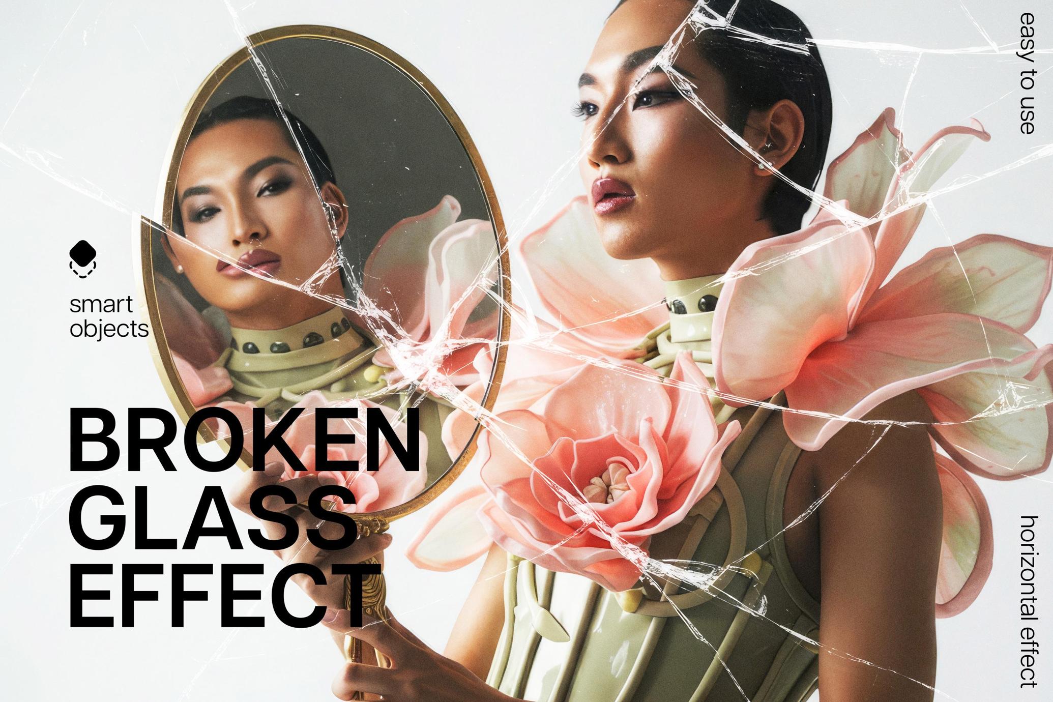 Broken Glass Photo Effect
