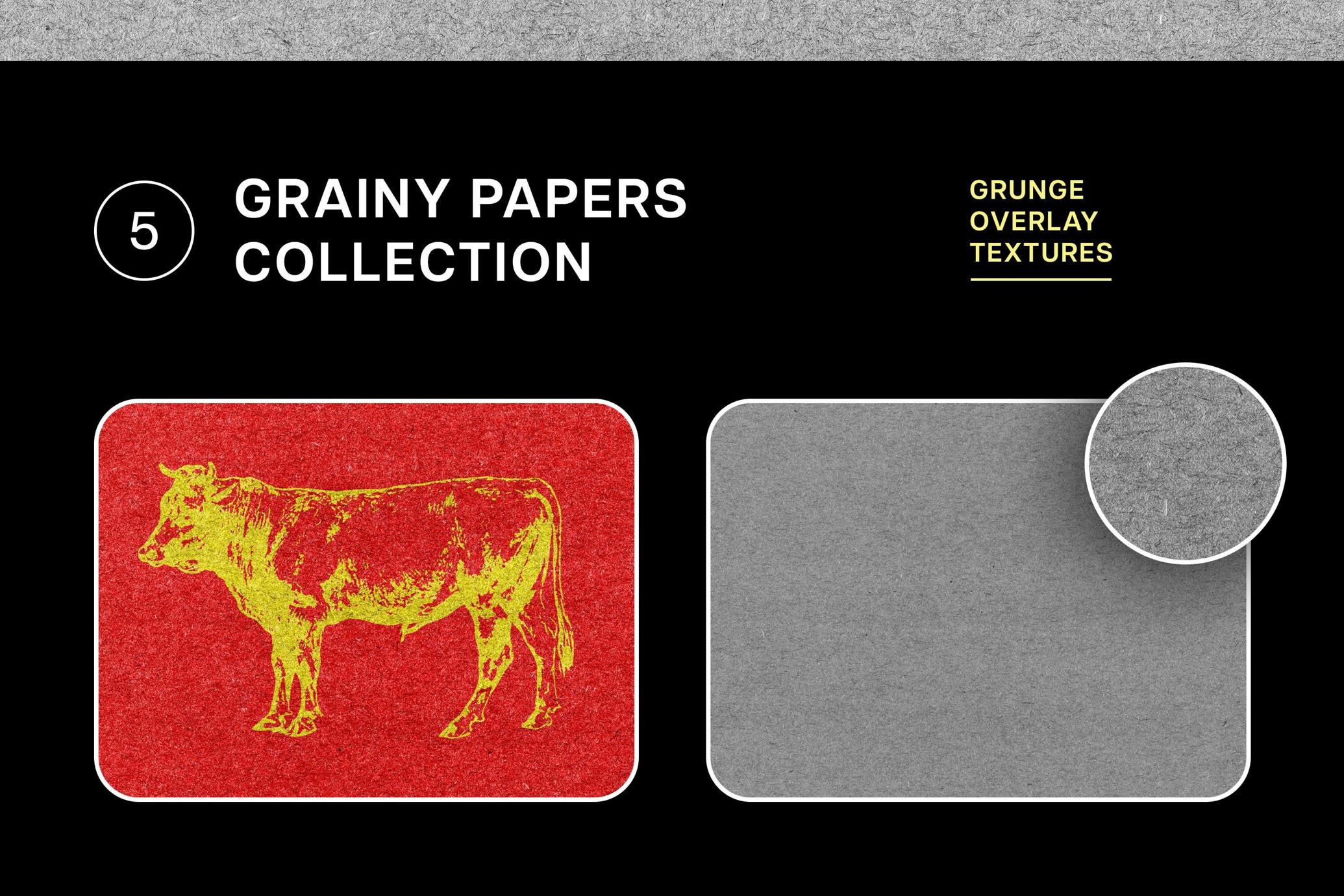 Grainy Paper Overlays
