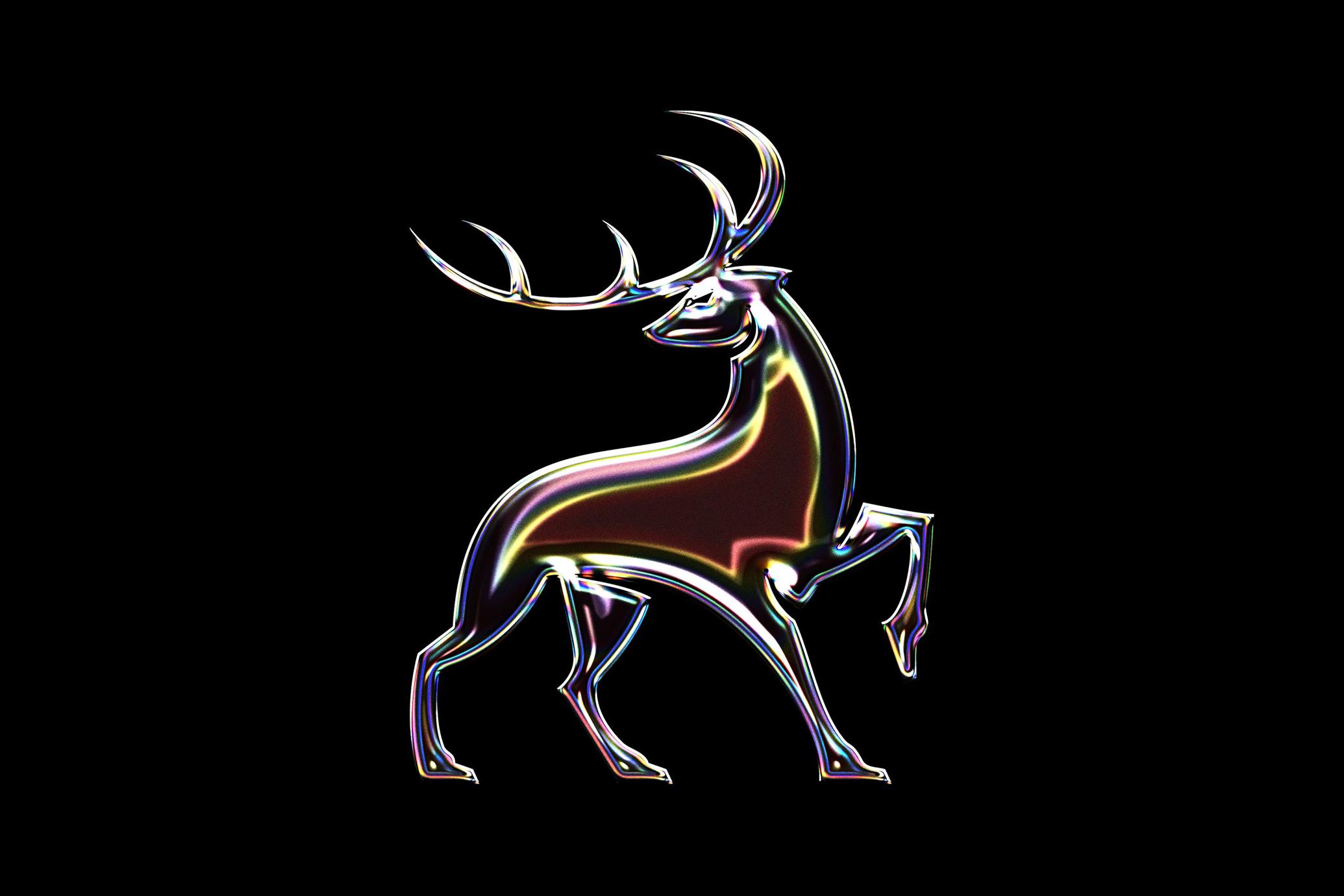 Holographic Logo Mockup