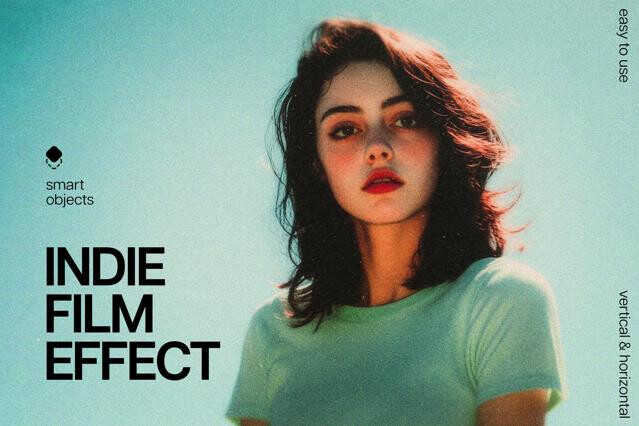 Vintage Indie Film Photo Effect