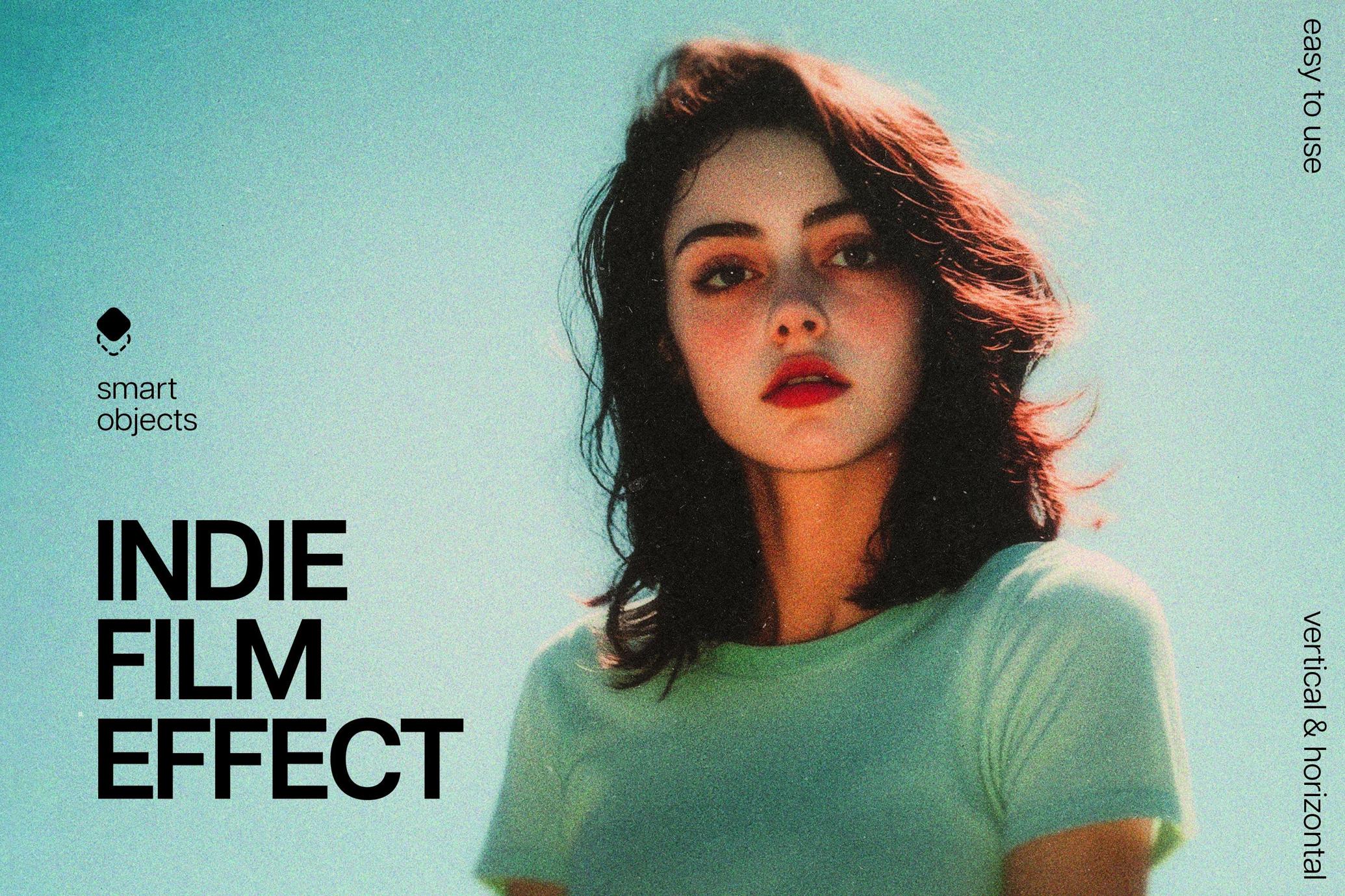 Vintage Indie Film Photo Effect