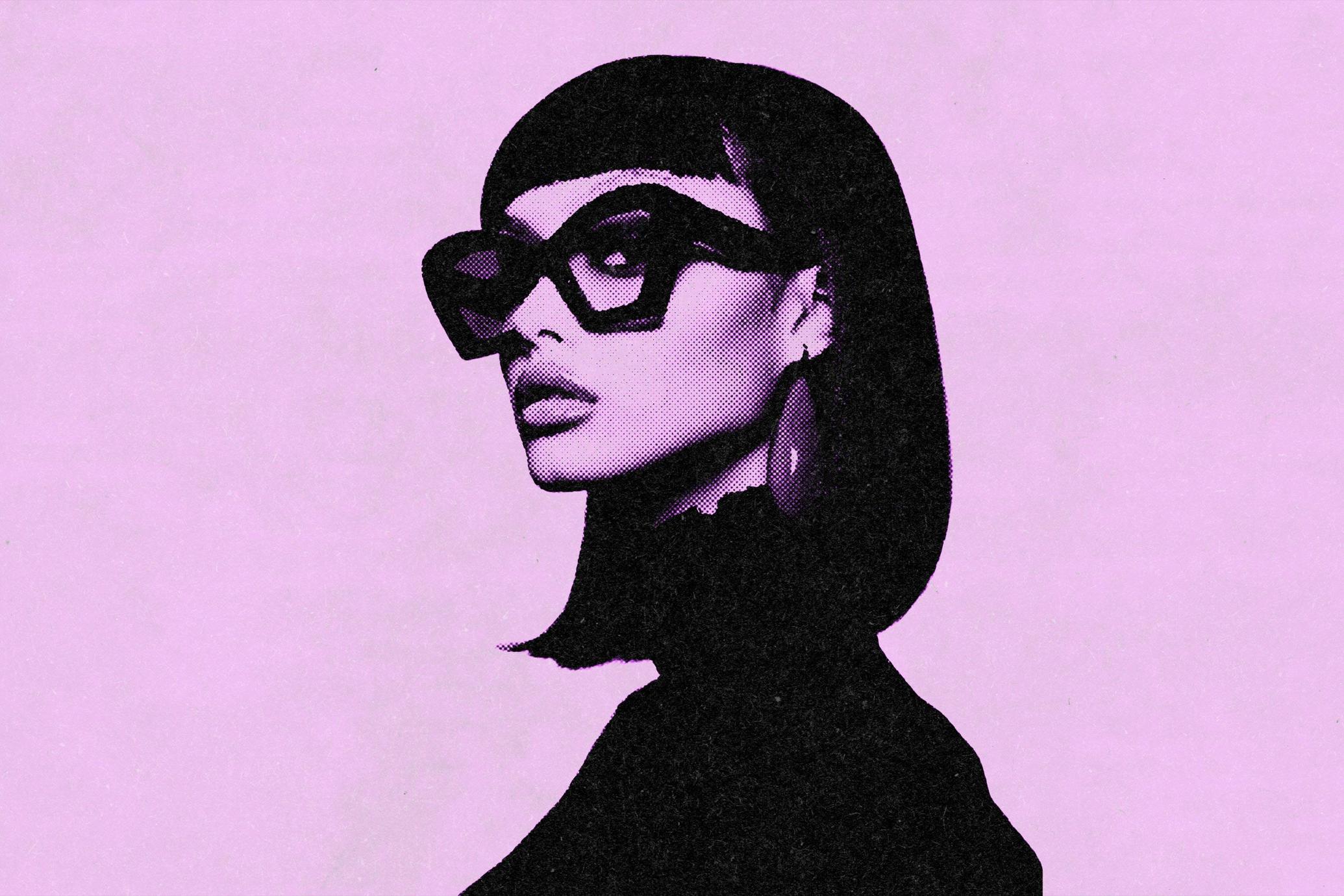 Duotone Halftone Photo Template