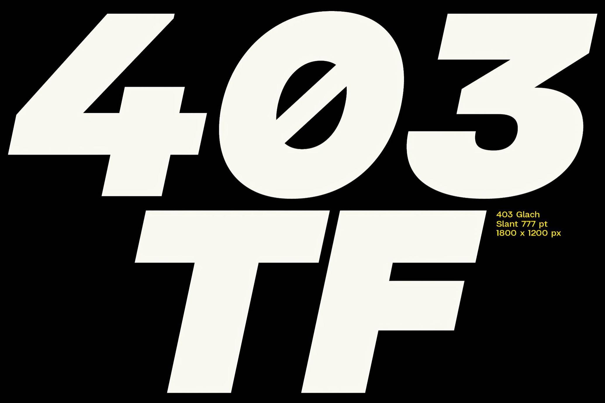 403 Glach Sans