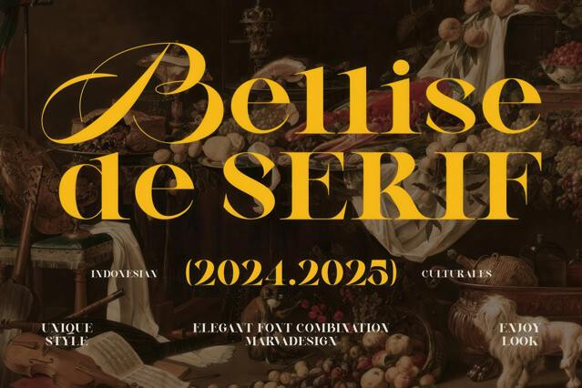 Bellise de Serif Font