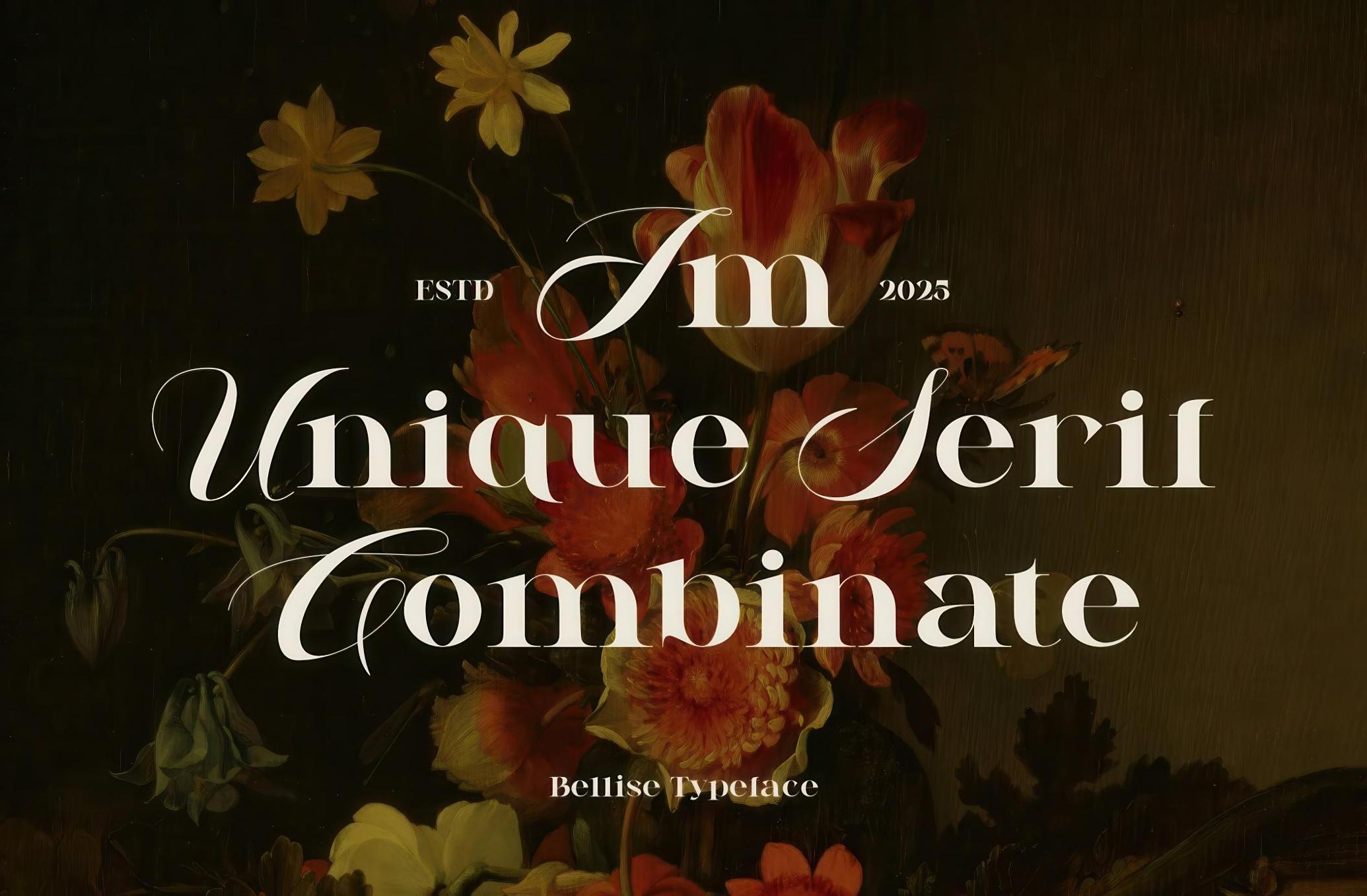 Bellise de Serif Font