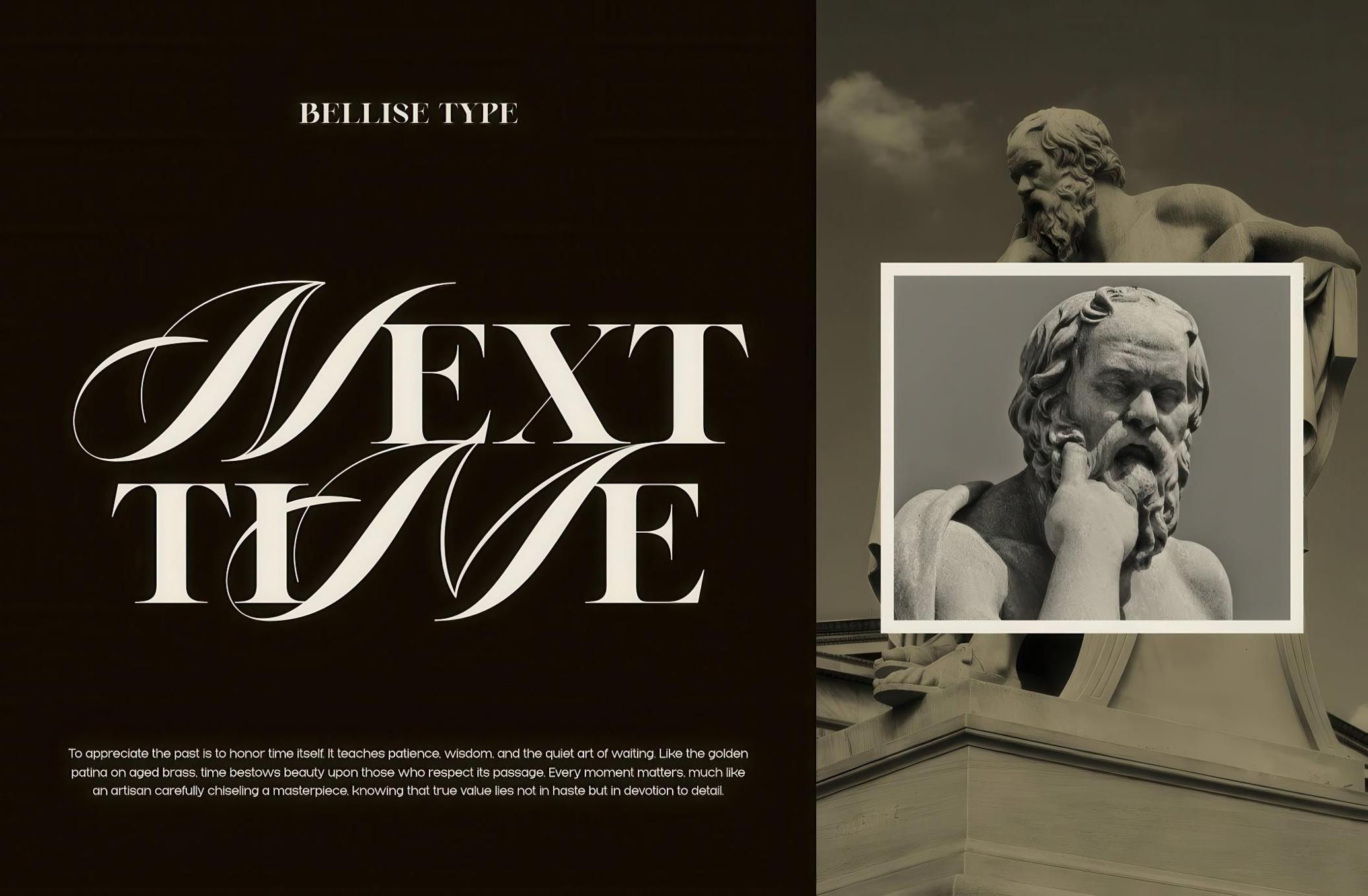 Bellise de Serif Font