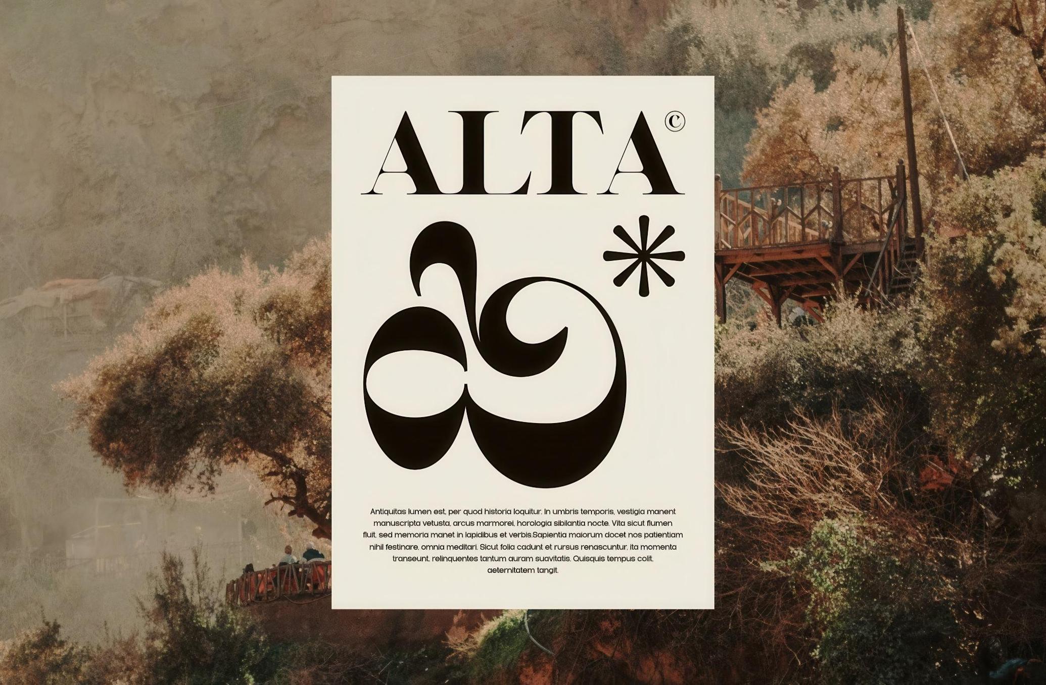 Bellise de Serif Font
