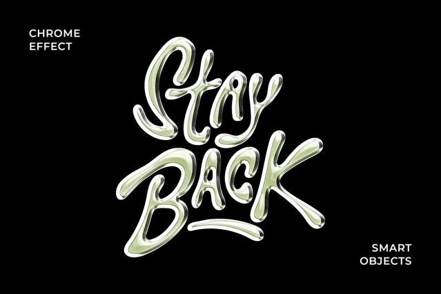 Vivid Chrome Text & Logo Effect