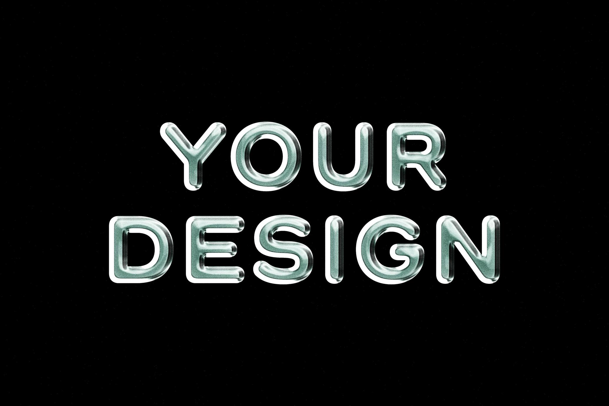Vivid Chrome Text & Logo Effect