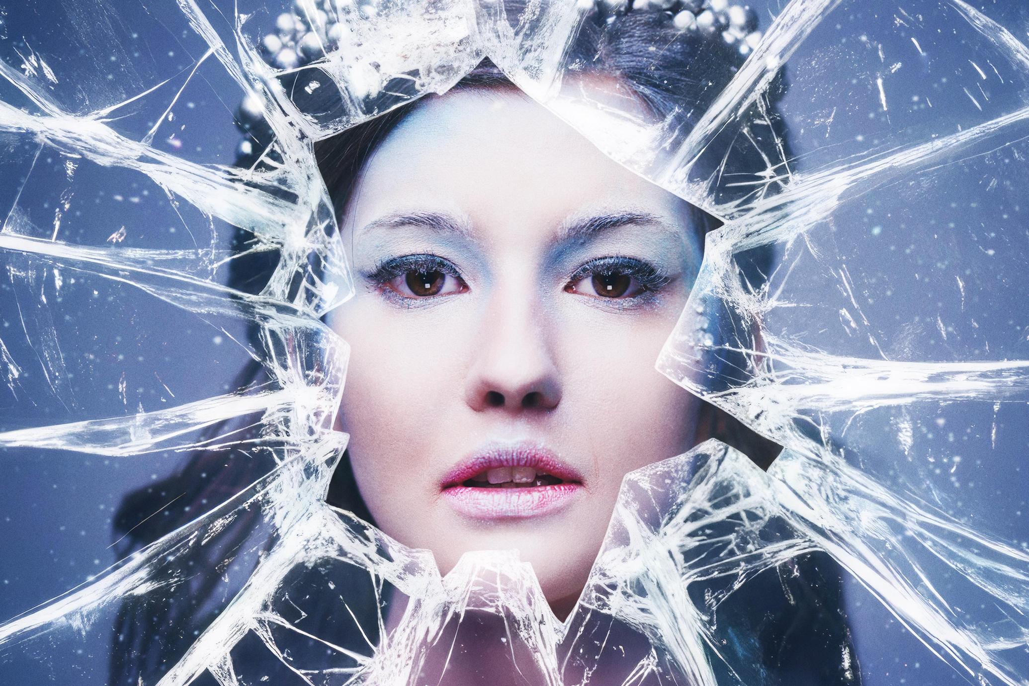 Broken Glass Photo Effect Template