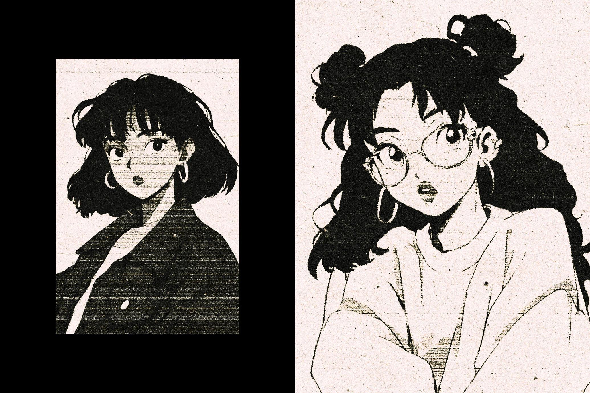 Copy Print Paper Effect