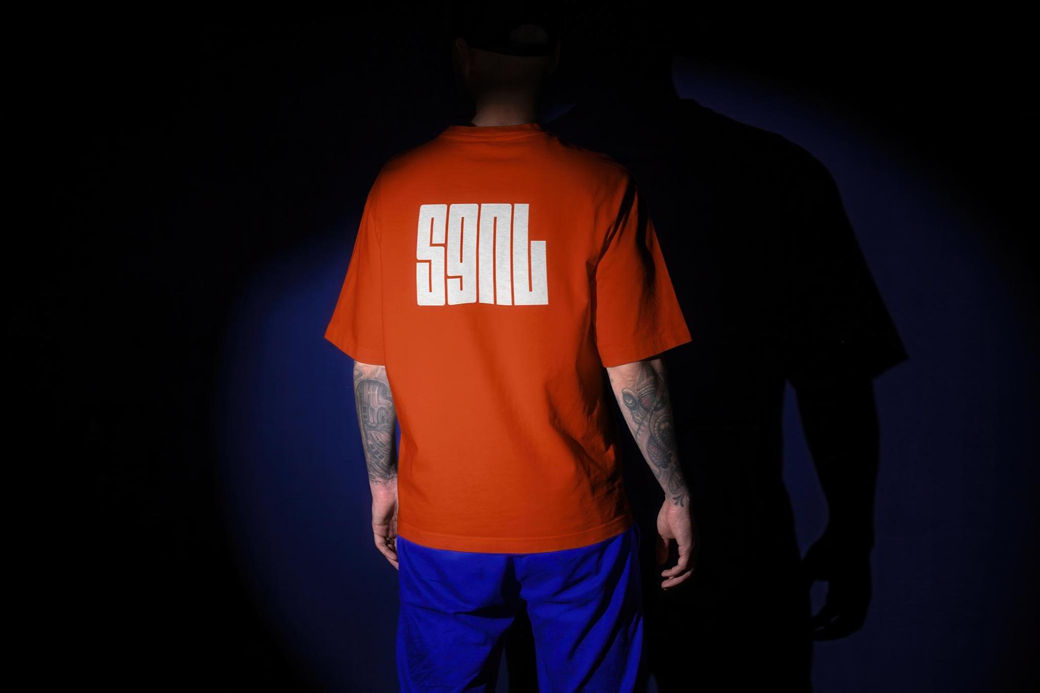 SGNL Back View T-Shirt Mockup