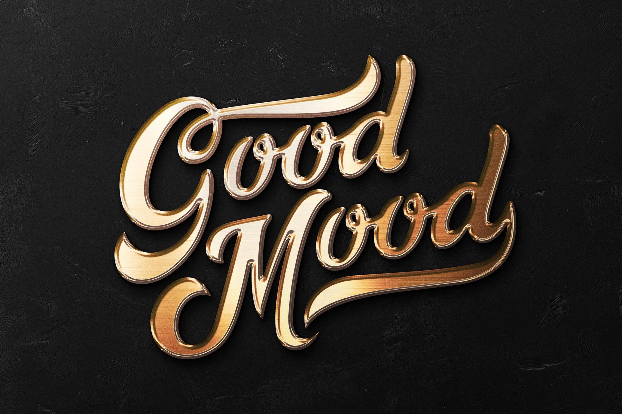 Gold Metal Text & Logo Effect