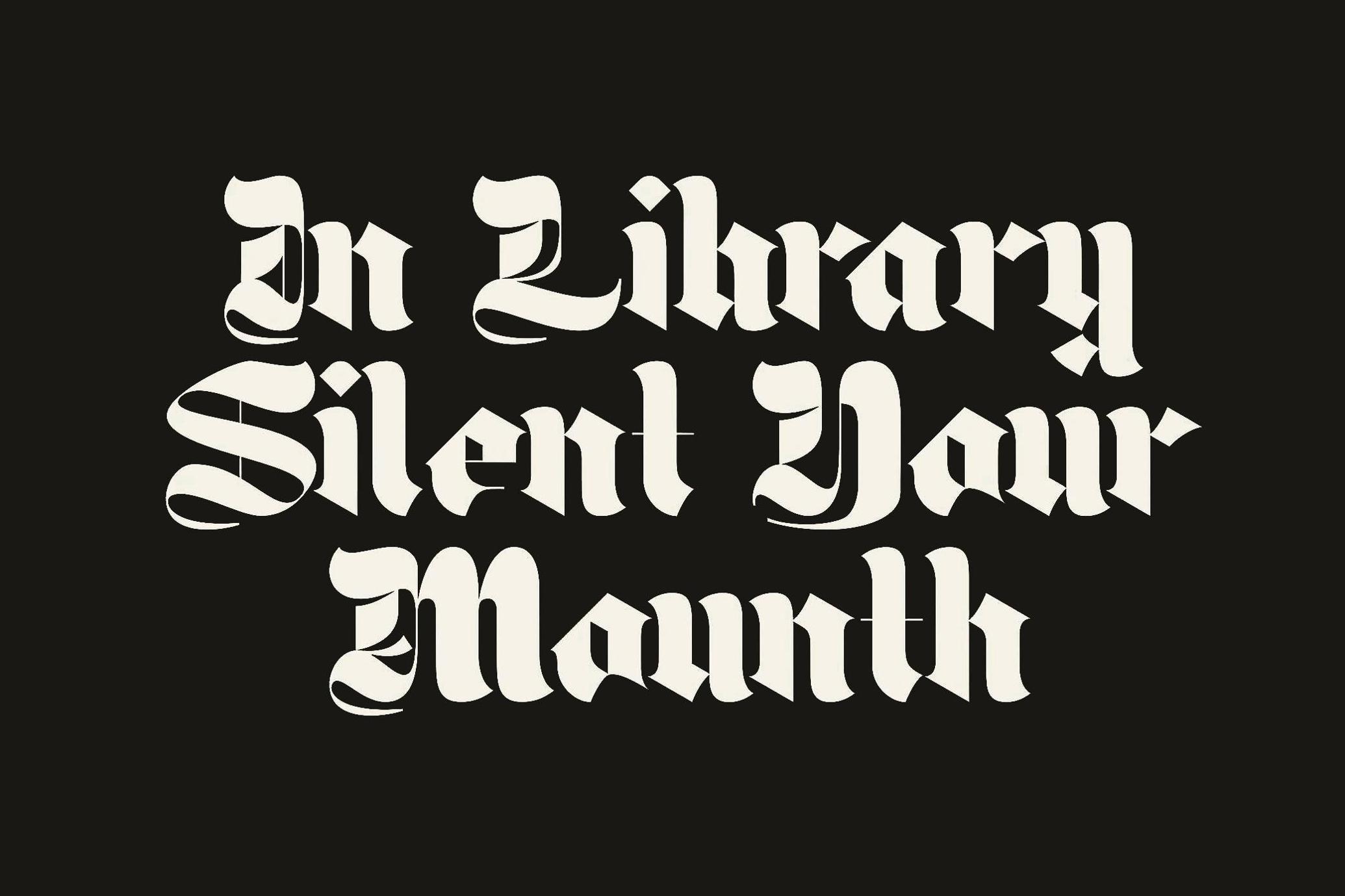 Umbra Nollan Blackletter Type