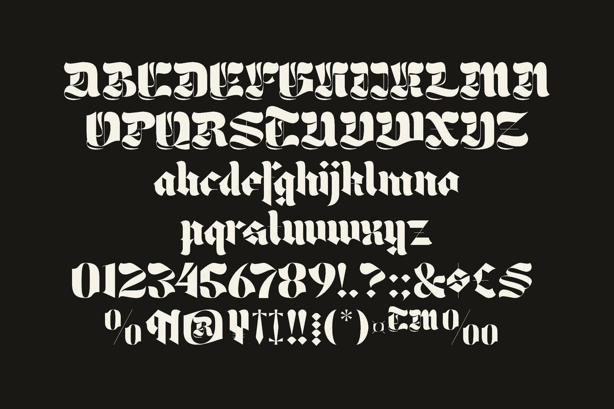 Umbra Nollan Blackletter Type