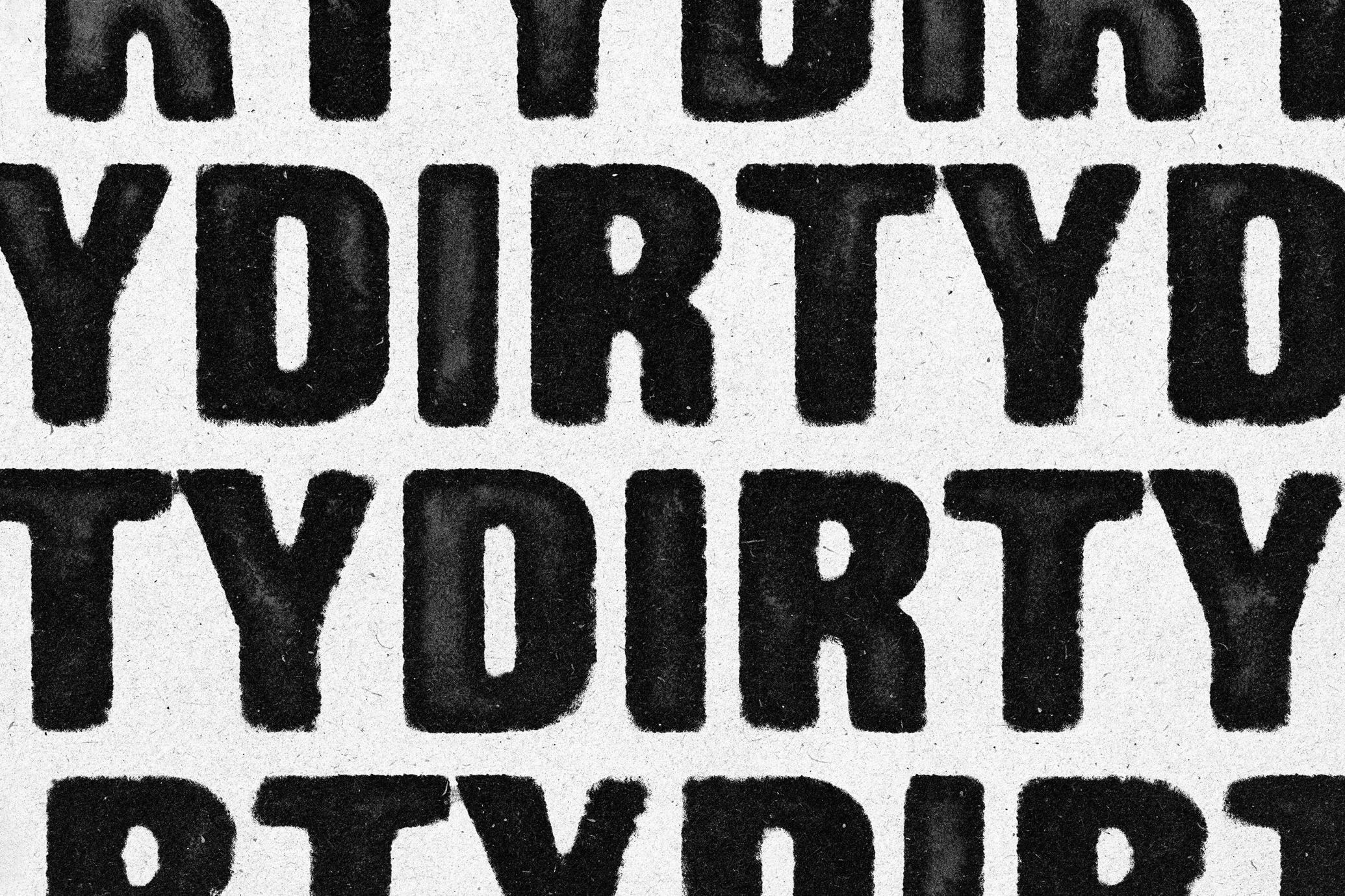 Ink Print Text Effect