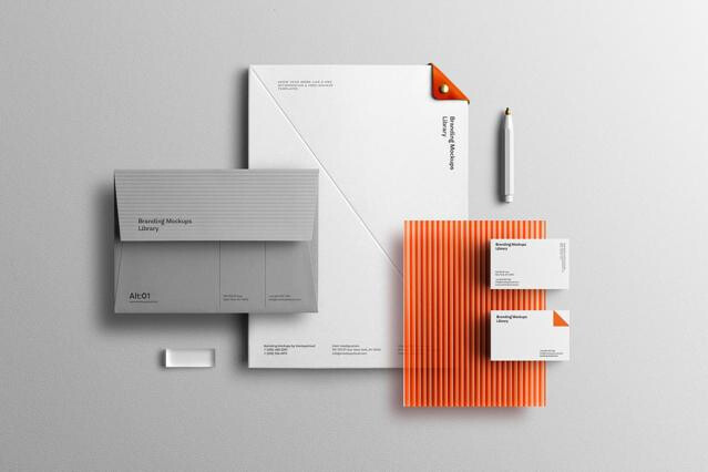 Branding Office Supplies Mockup