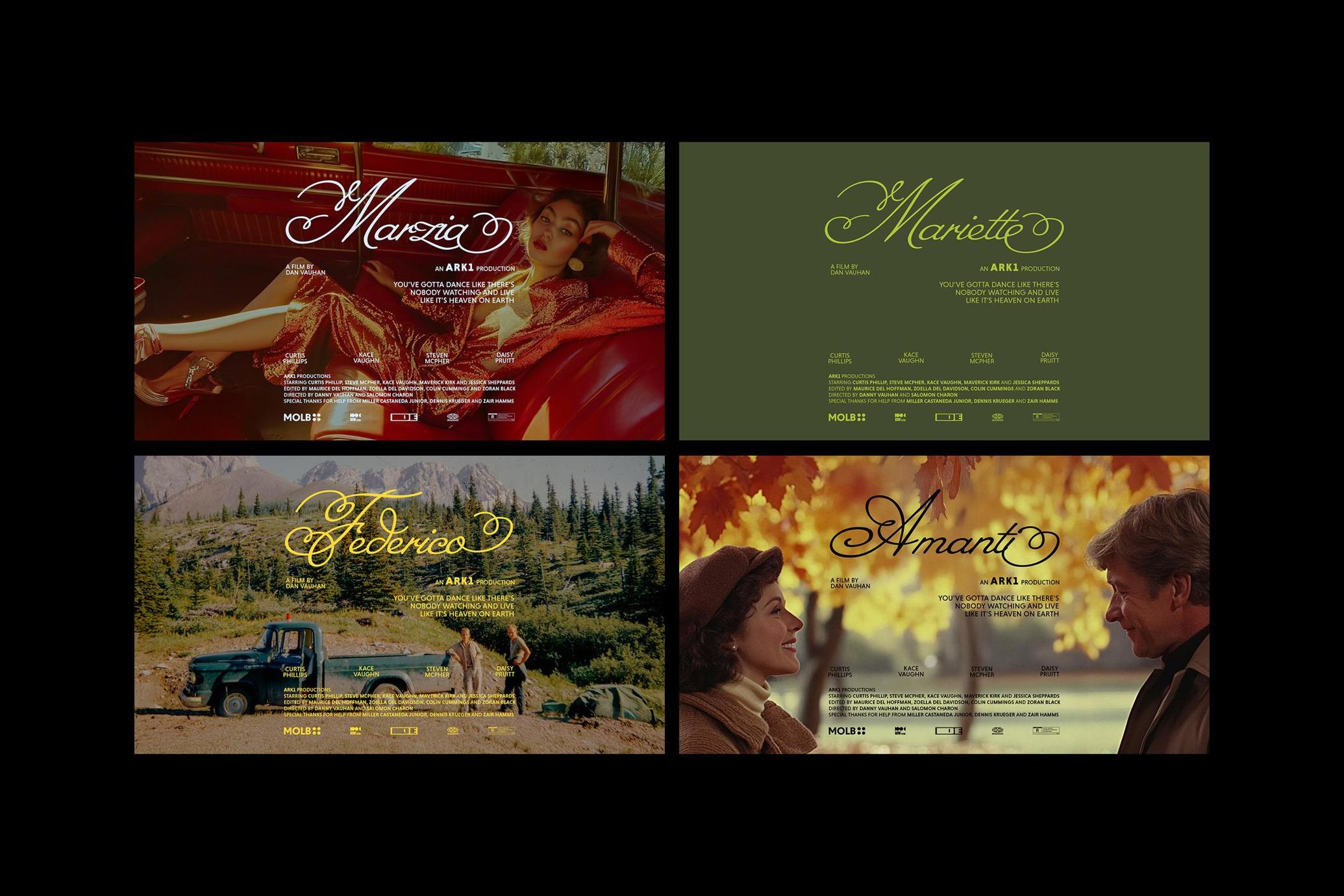 Love Movie Titles Collection