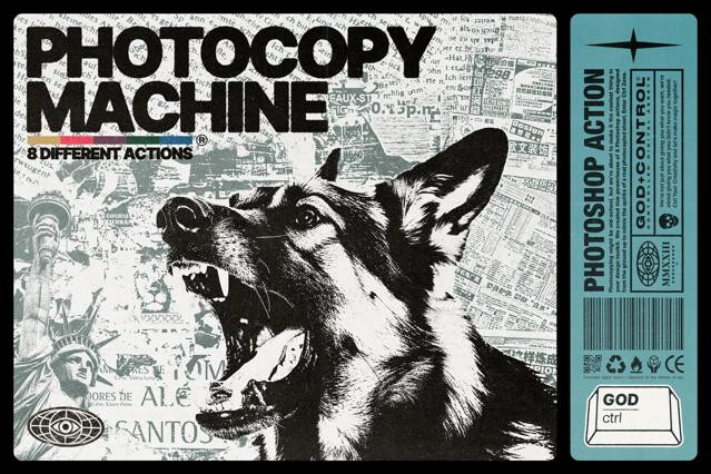 Photocopy Machine | Photoshop Action