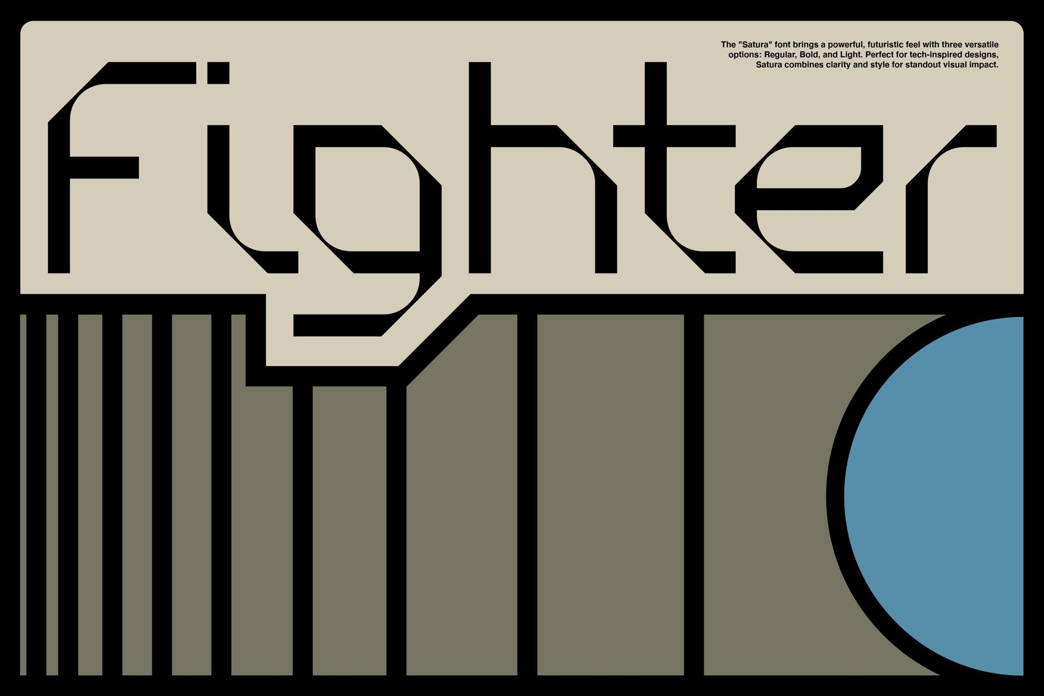 Satura Display Typeface Family