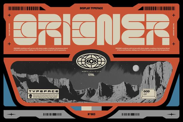 Orioner Display Typeface