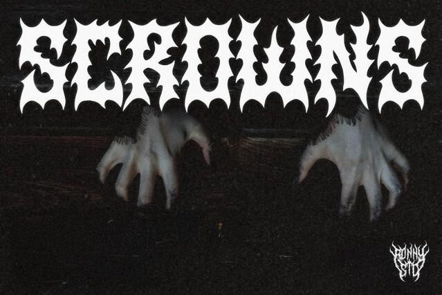 Scrowns — Metalhead Font