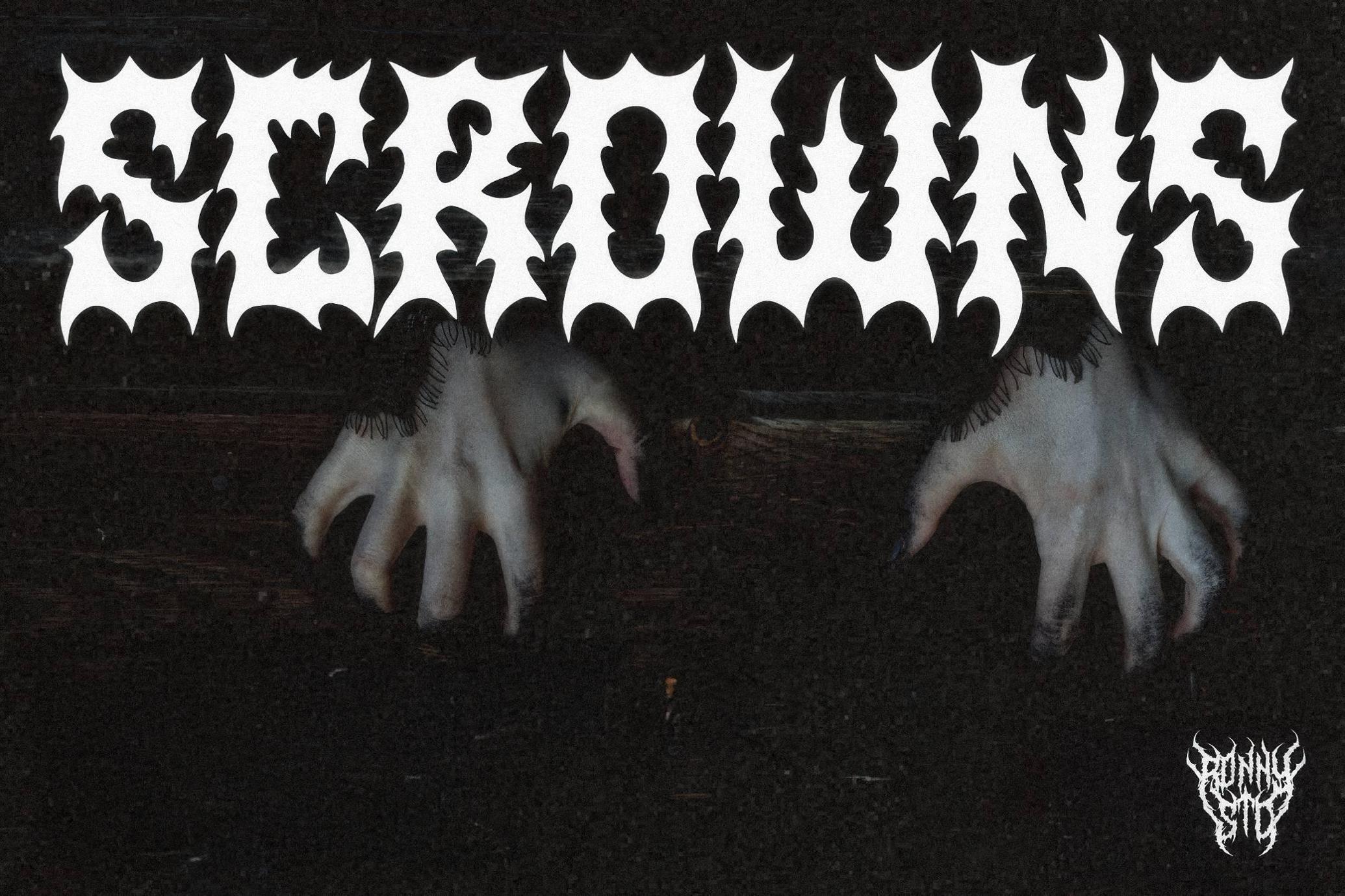 Scrowns — Metalhead Font