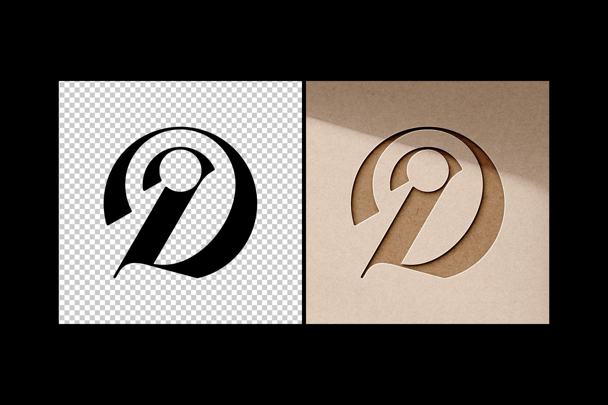 Craft Cut Out Paper Mockup
