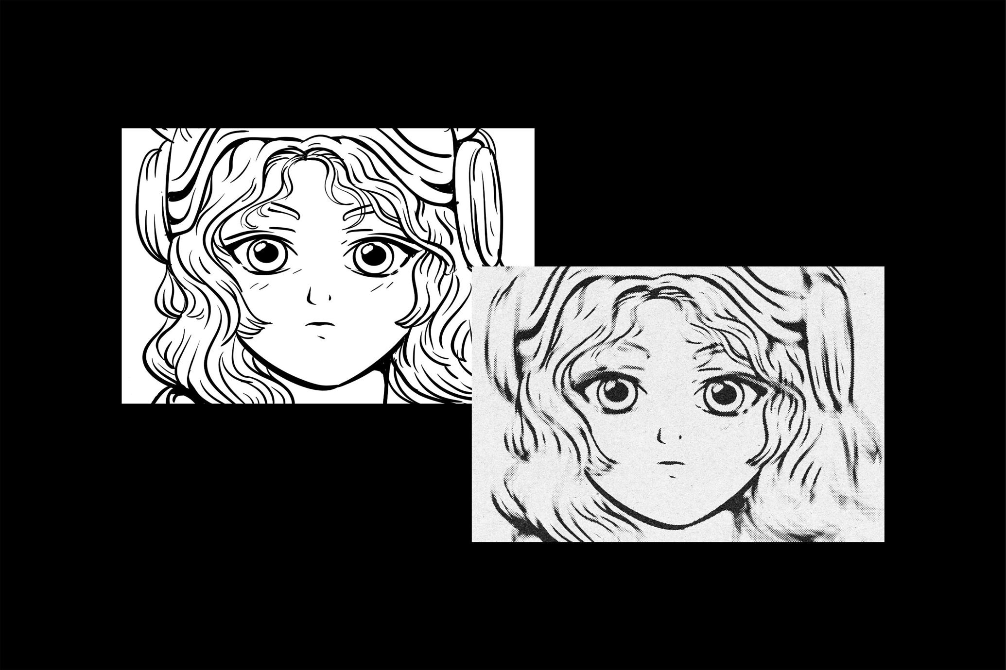 Comic Halftone Motion Photo Effect